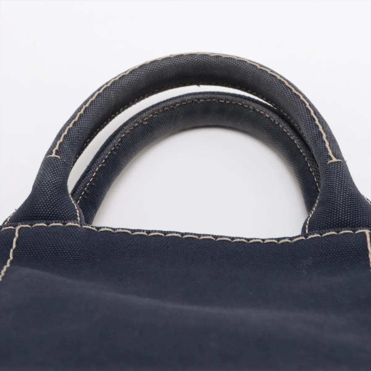 Canapa Canvas x Leather 2WAY Handbag Blue 1BG439 Bearer Guarantee — view 6