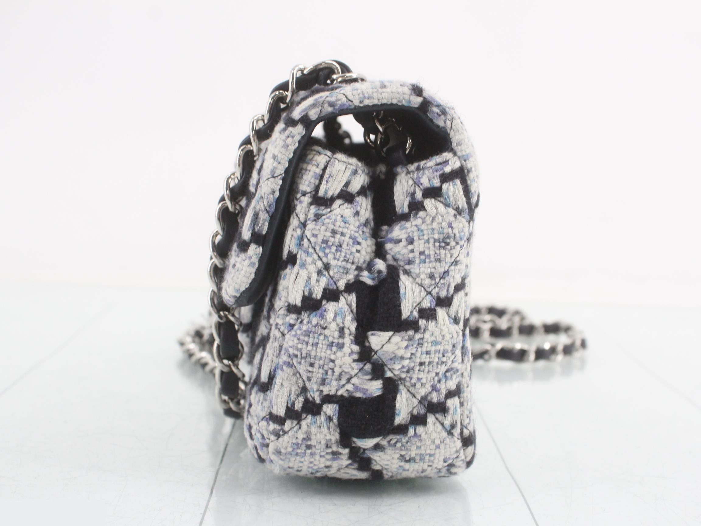 Tweed Coco Mark Chain Shoulder Bag — view 3