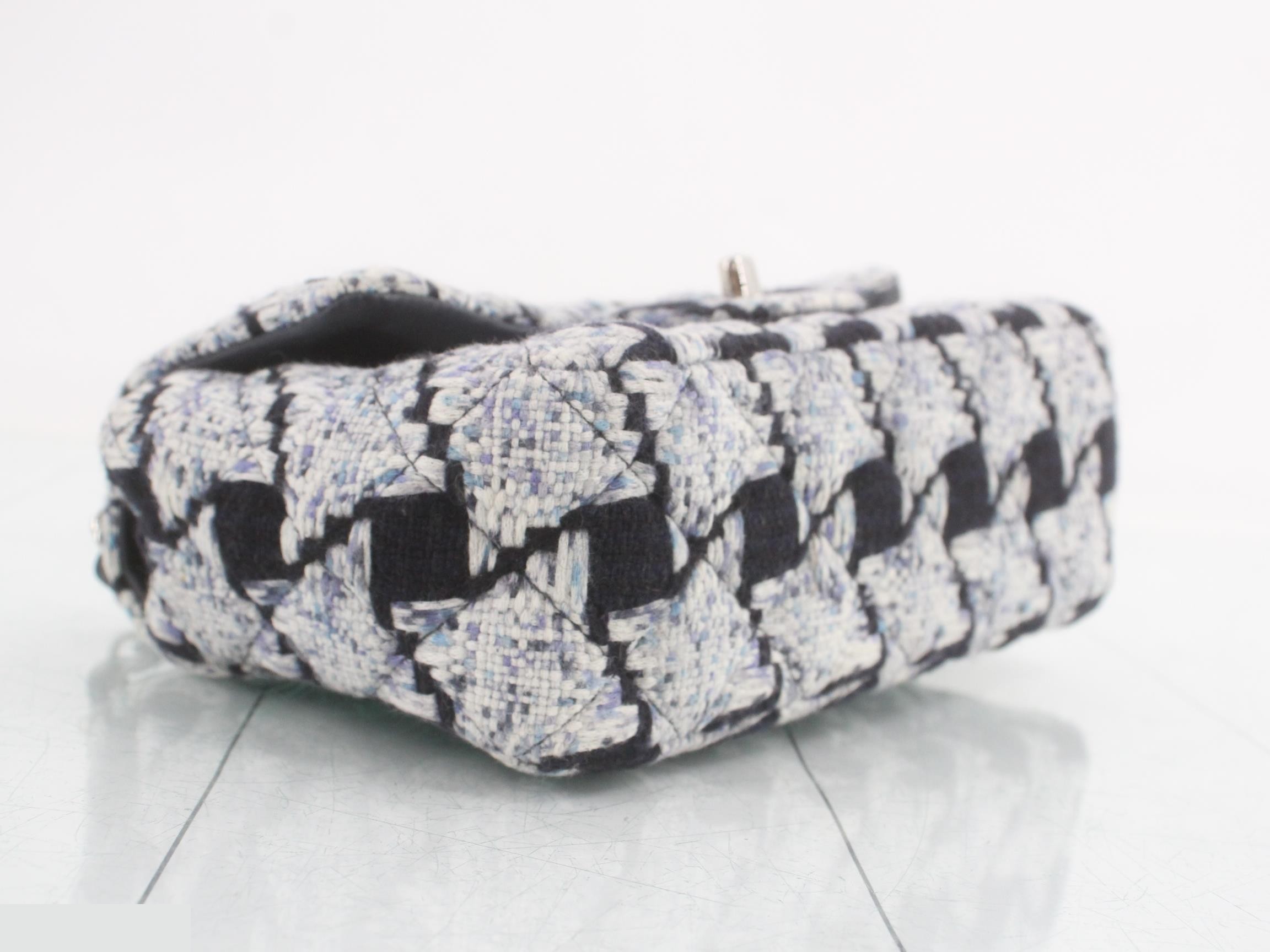 Tweed Coco Mark Chain Shoulder Bag — view 5