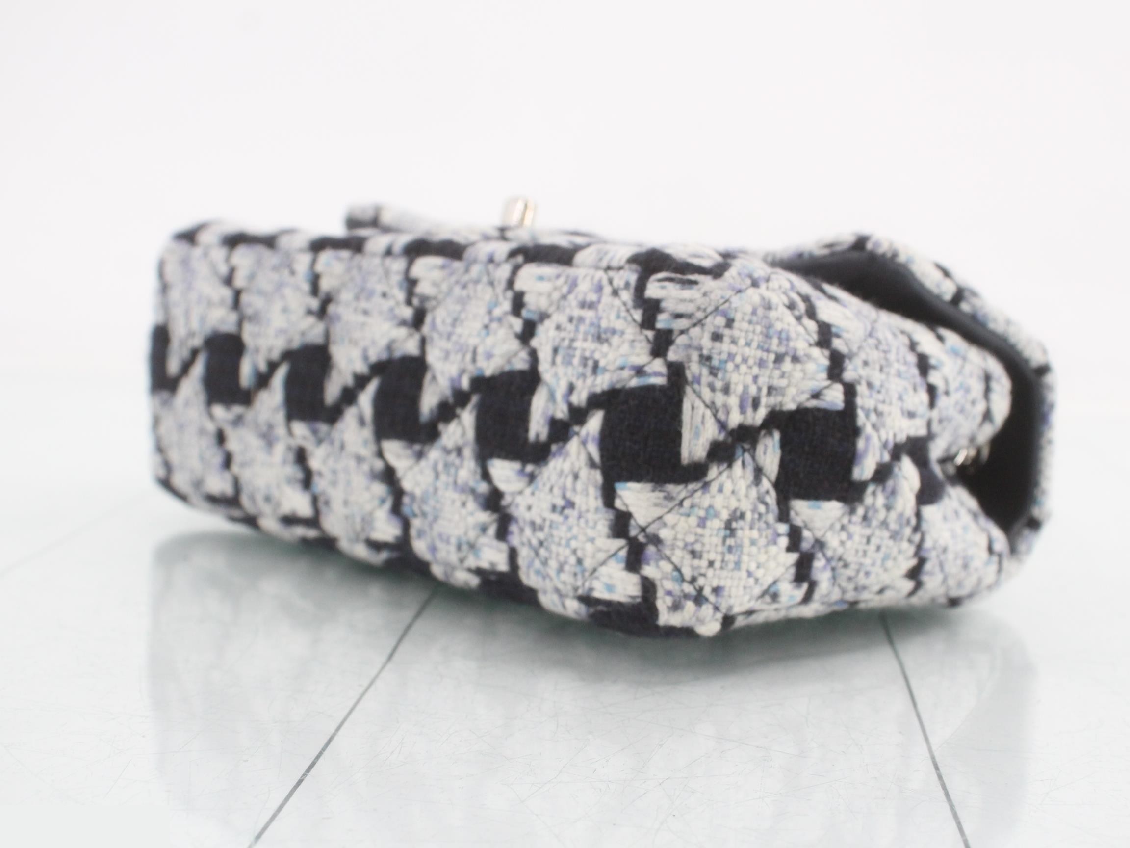 Tweed Coco Mark Chain Shoulder Bag — view 6