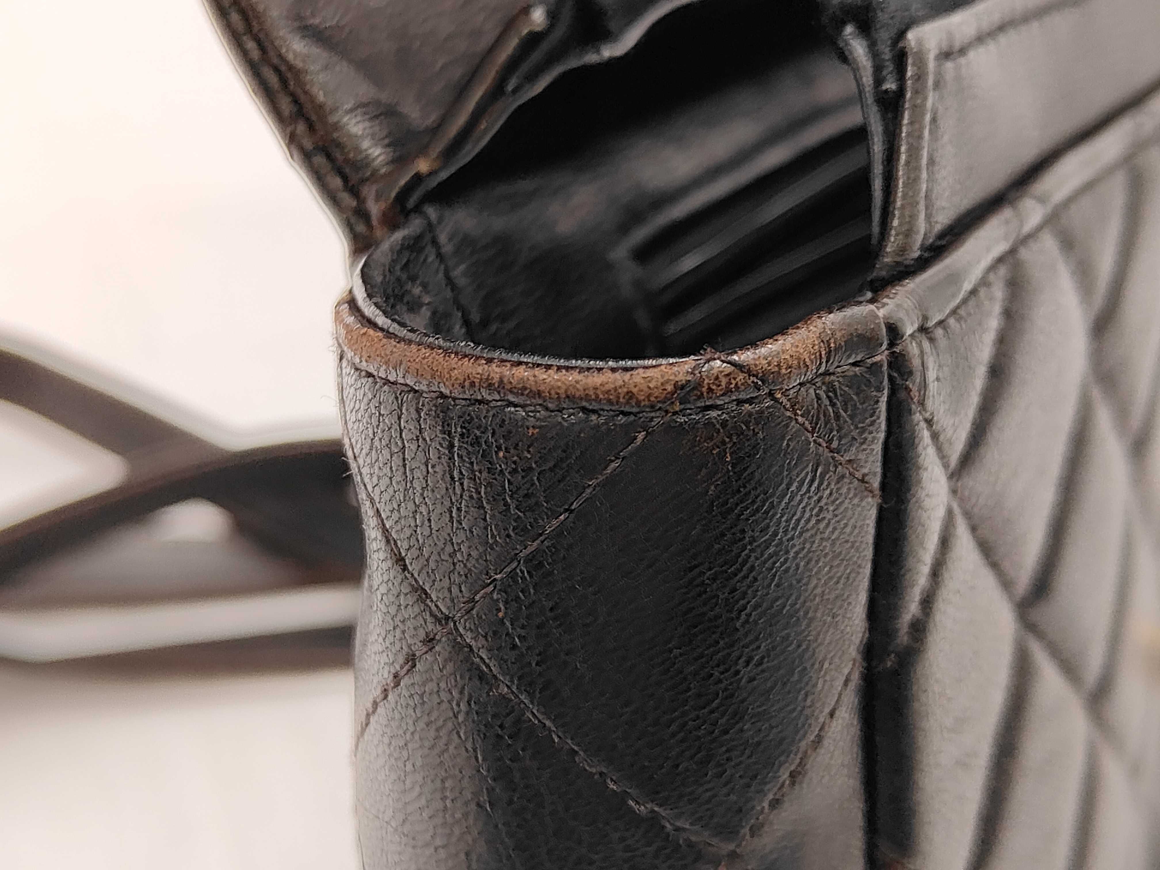 Matelassé Black Backpack — view 13