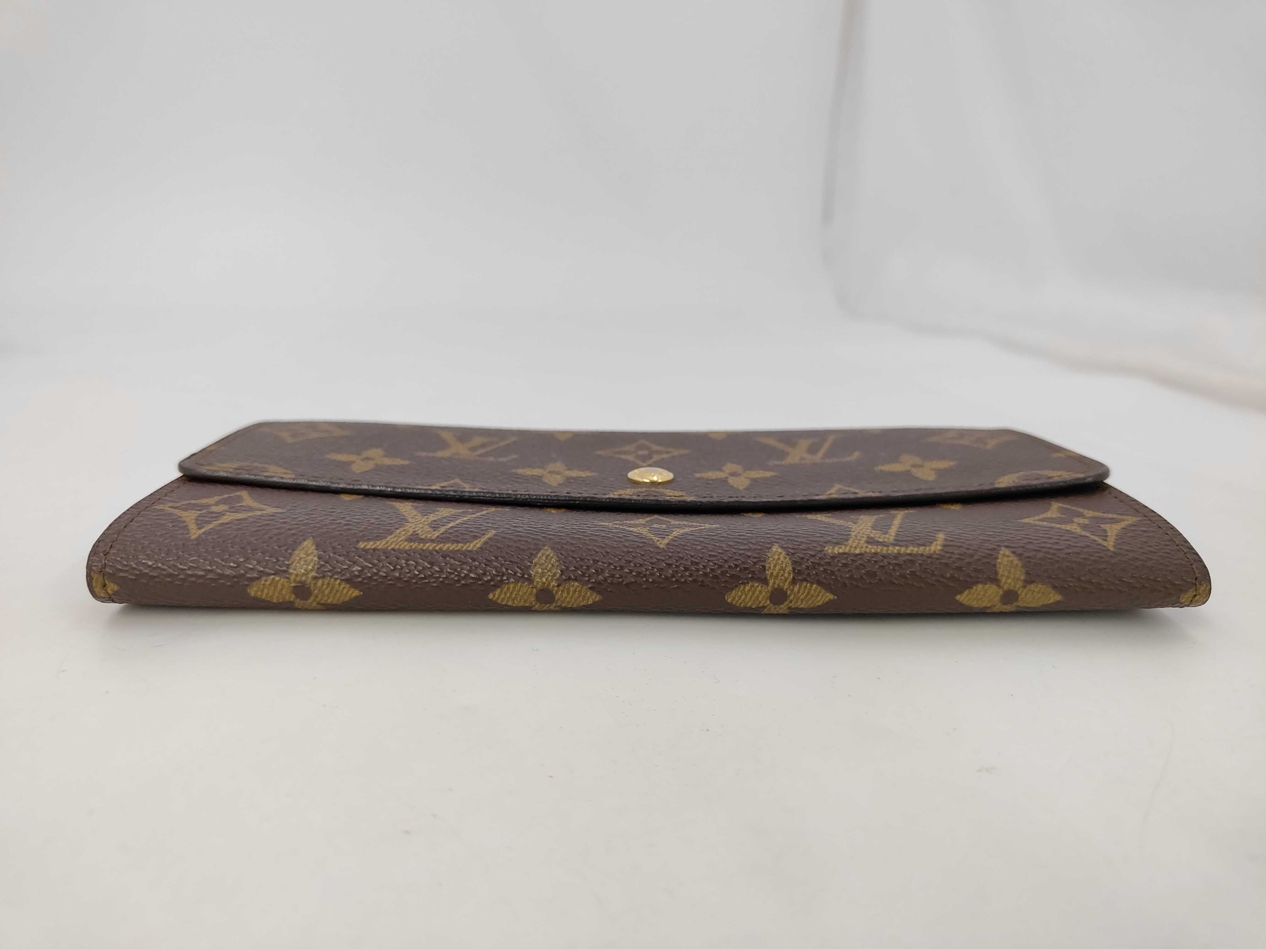 Monogram Louis Vuitton Monogram Pochette Portemonnaie Credit 874AN Wallet — view 4