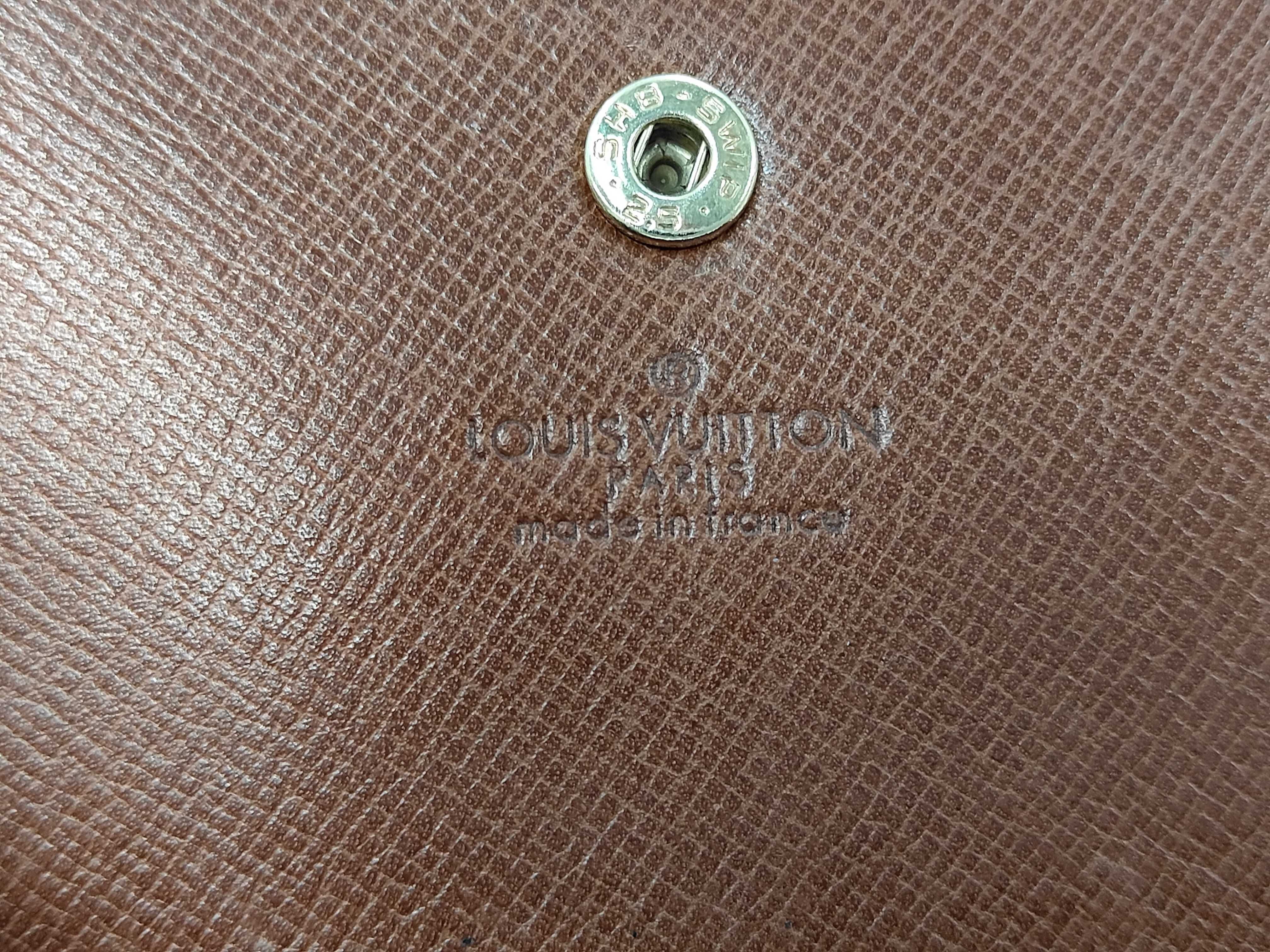Monogram Louis Vuitton Monogram Pochette Portemonnaie Credit 874AN Wallet — view 6