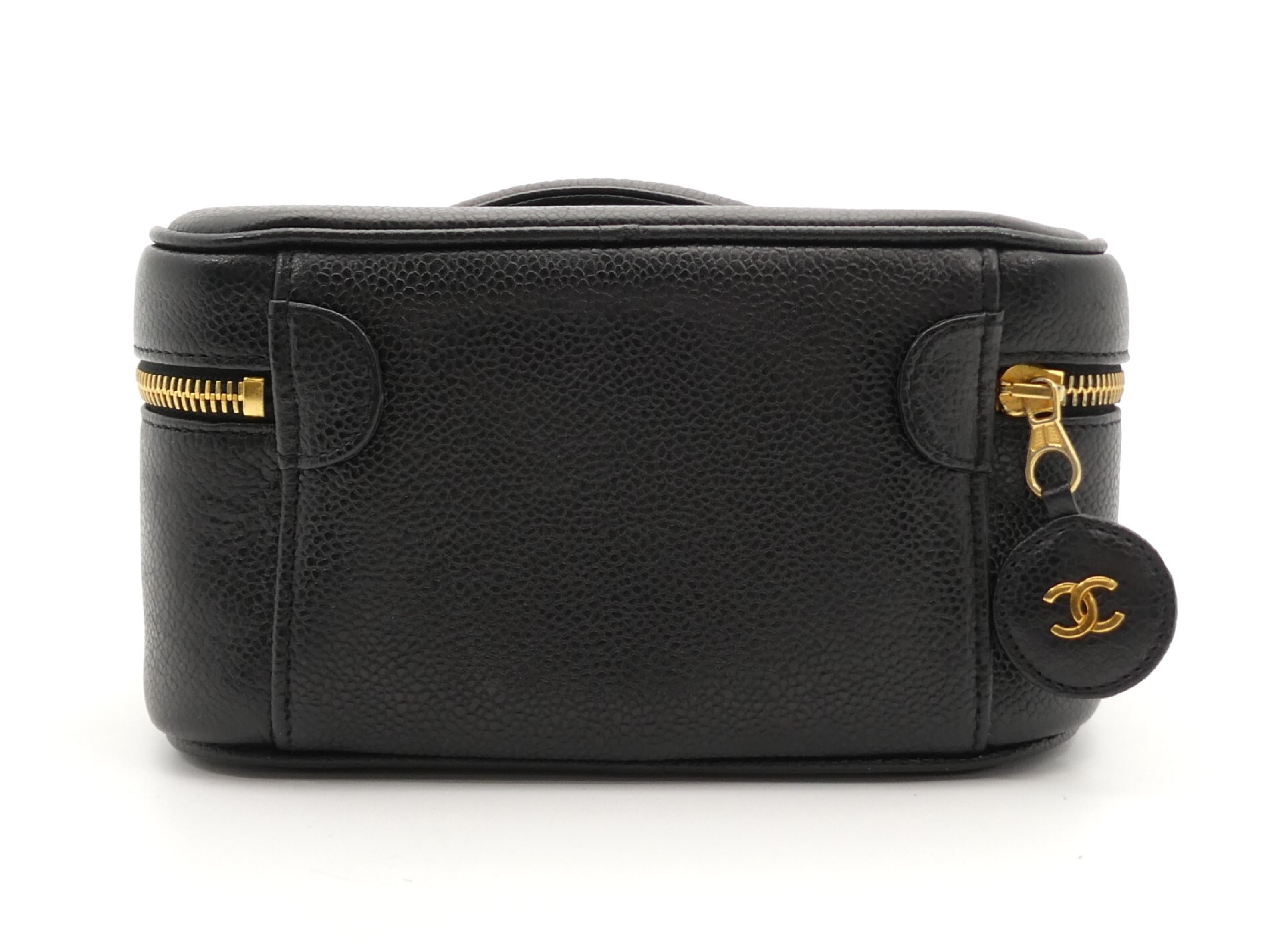 Caviar Skin Coco Mark Vanity Bag — view 2