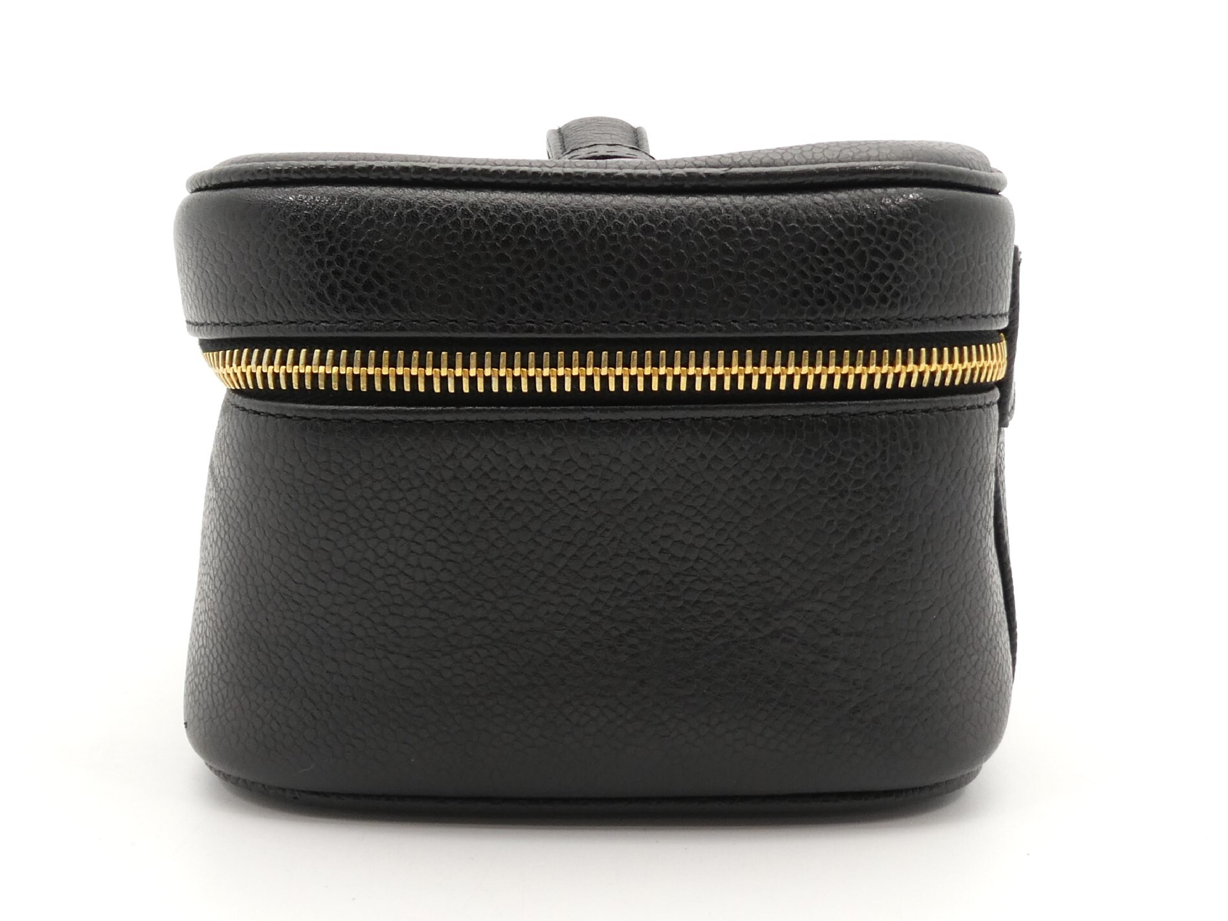 Caviar Skin Coco Mark Vanity Bag — view 3