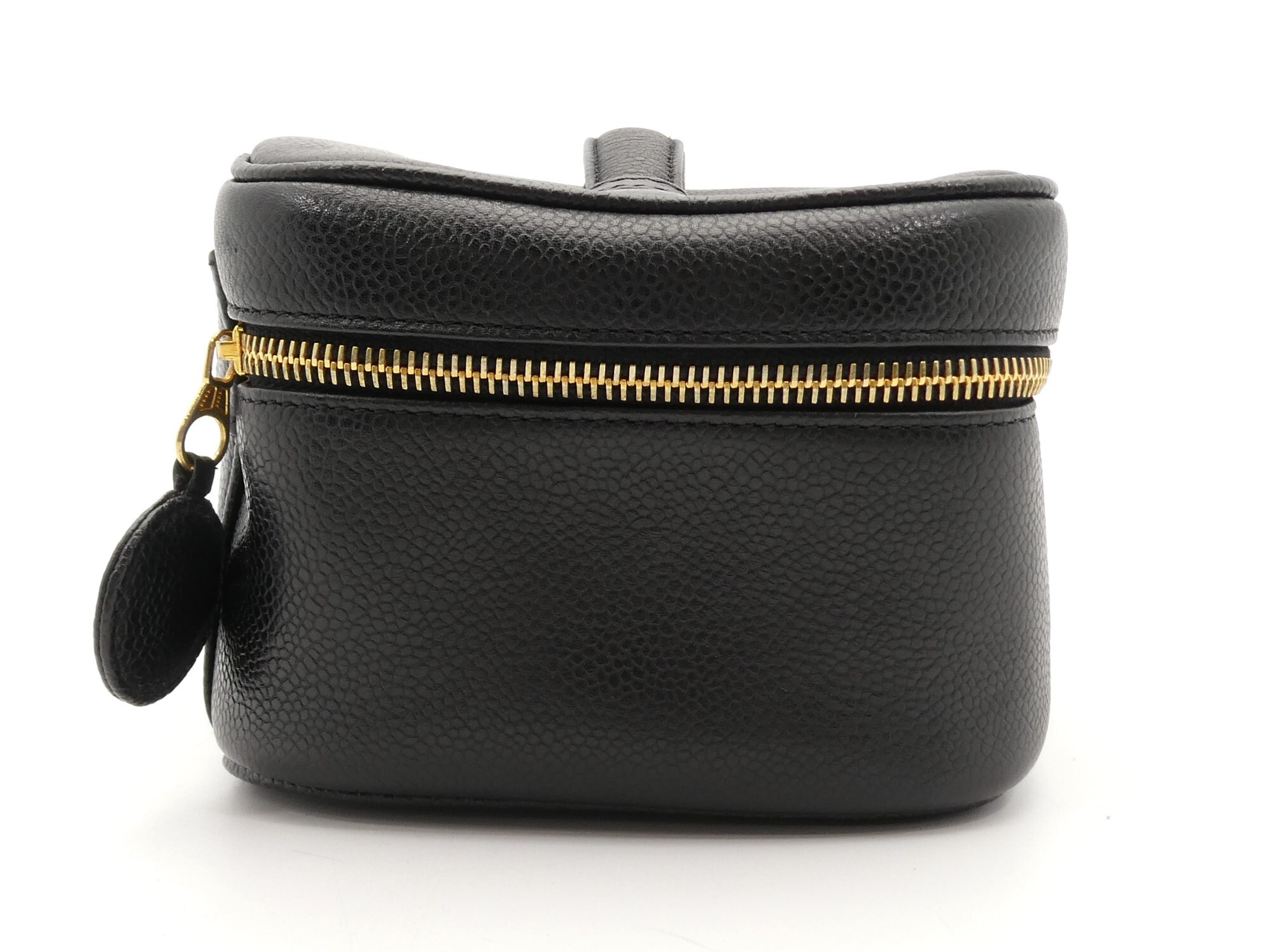 Caviar Skin Coco Mark Vanity Bag — view 4