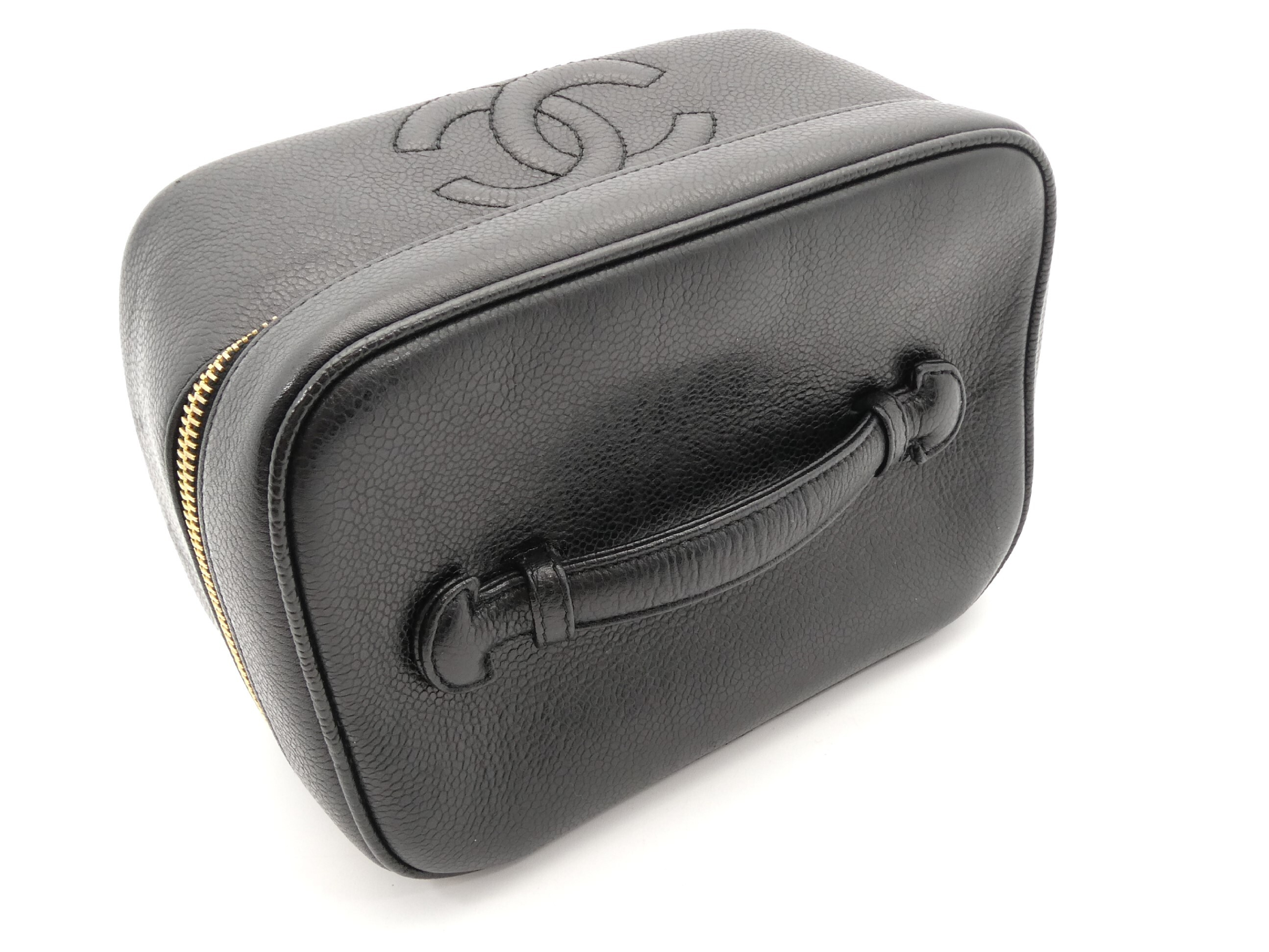 Caviar Skin Coco Mark Vanity Bag — view 6