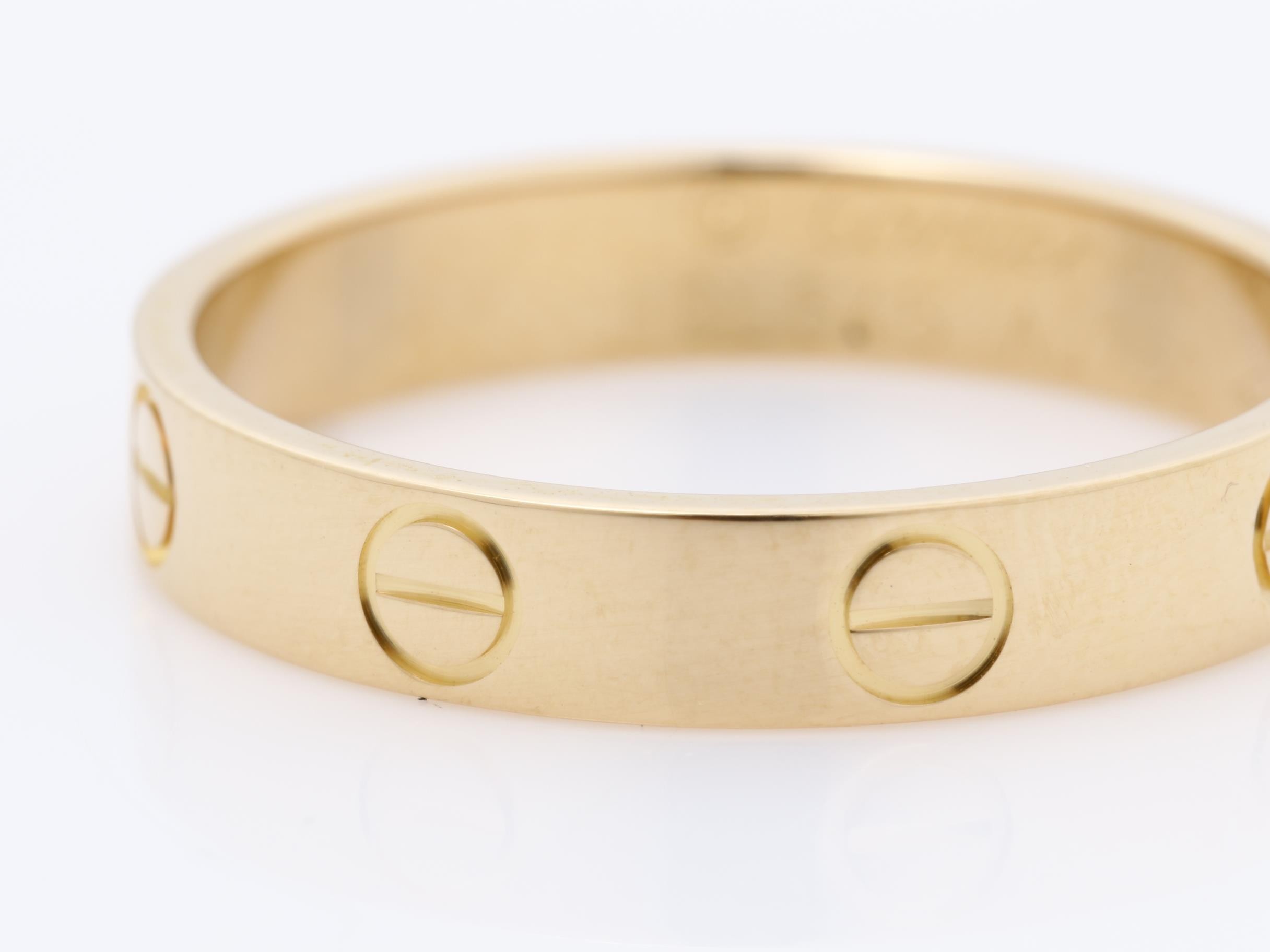 Au750PG Mini Love Ring 54 3.1g — view 3