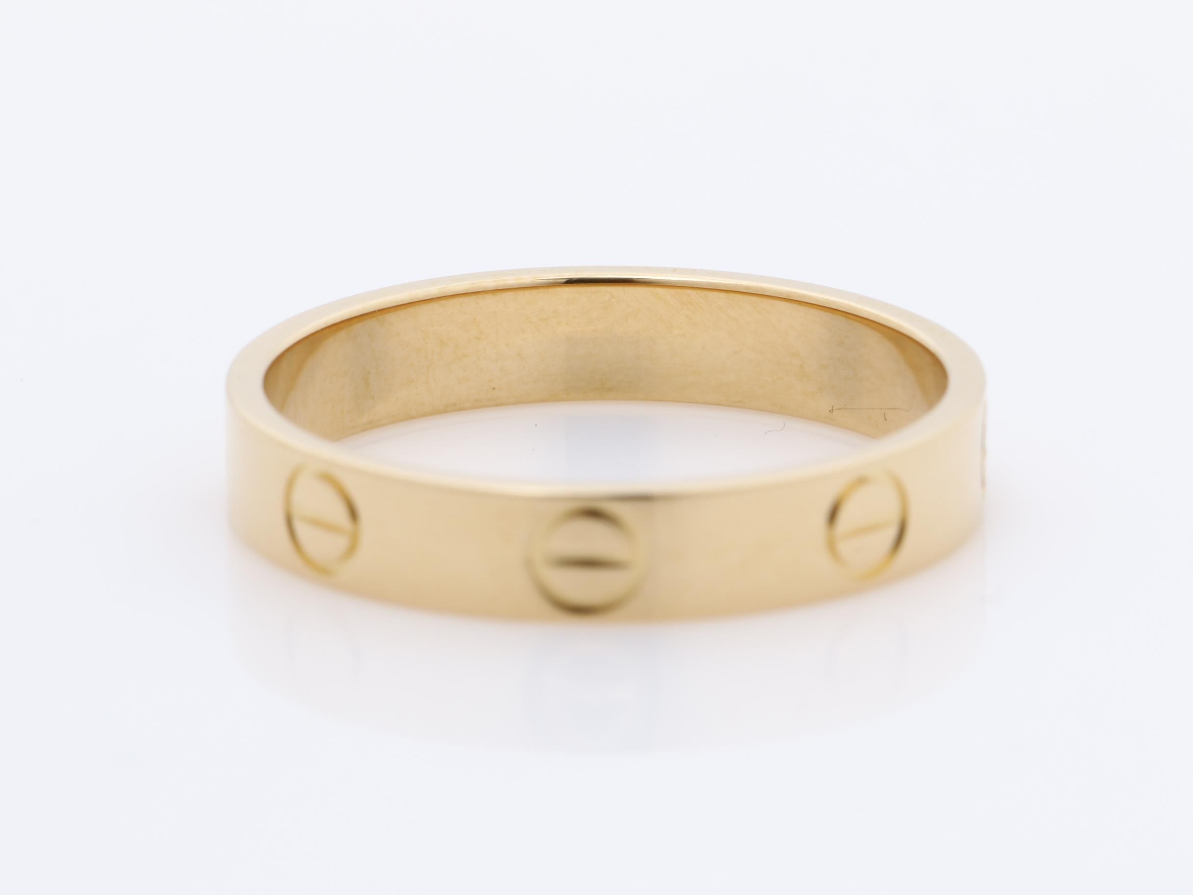 Au750PG Mini Love Ring 54 3.1g — view 4