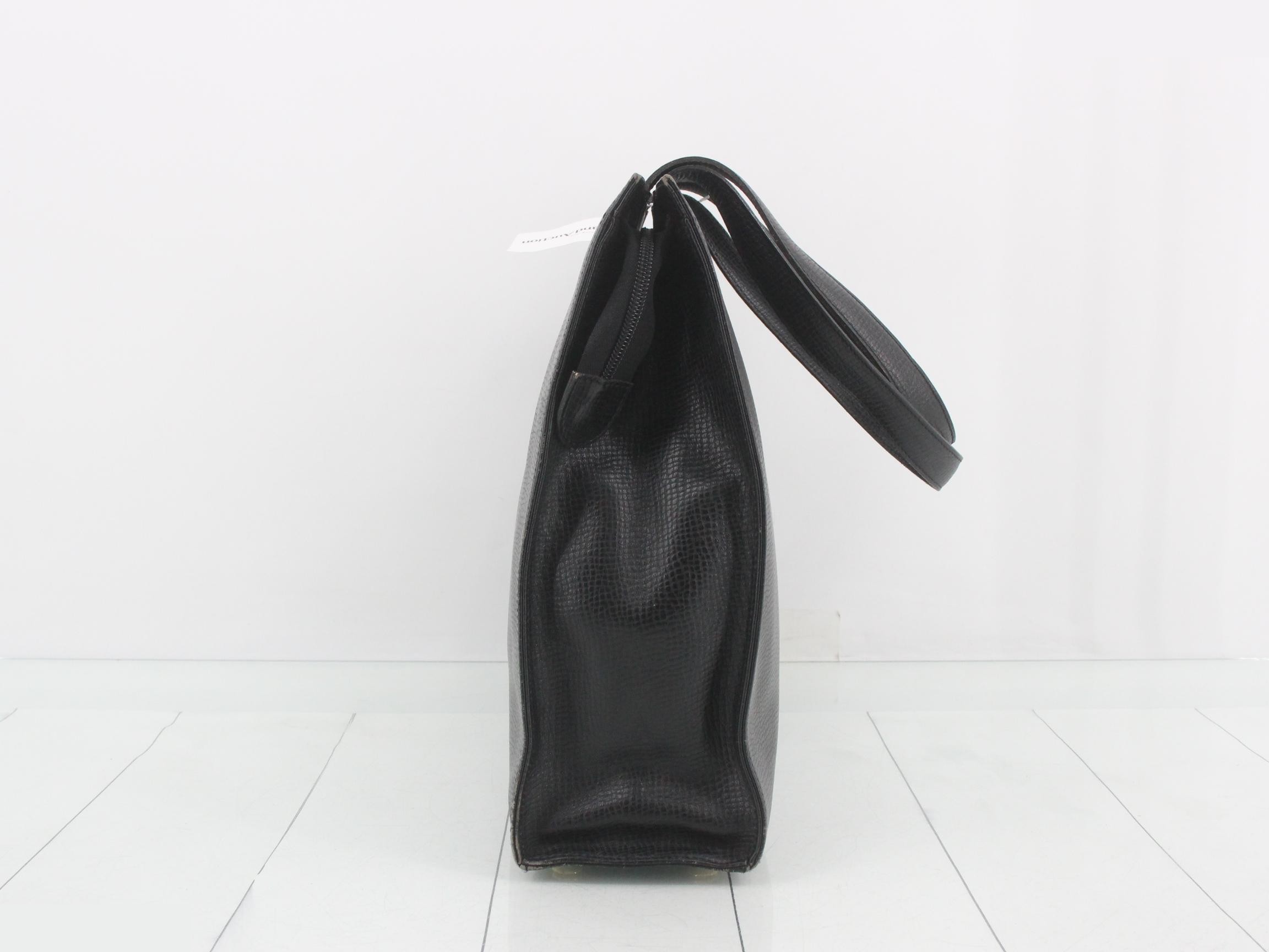 Leather CD holder tote bag — view 3