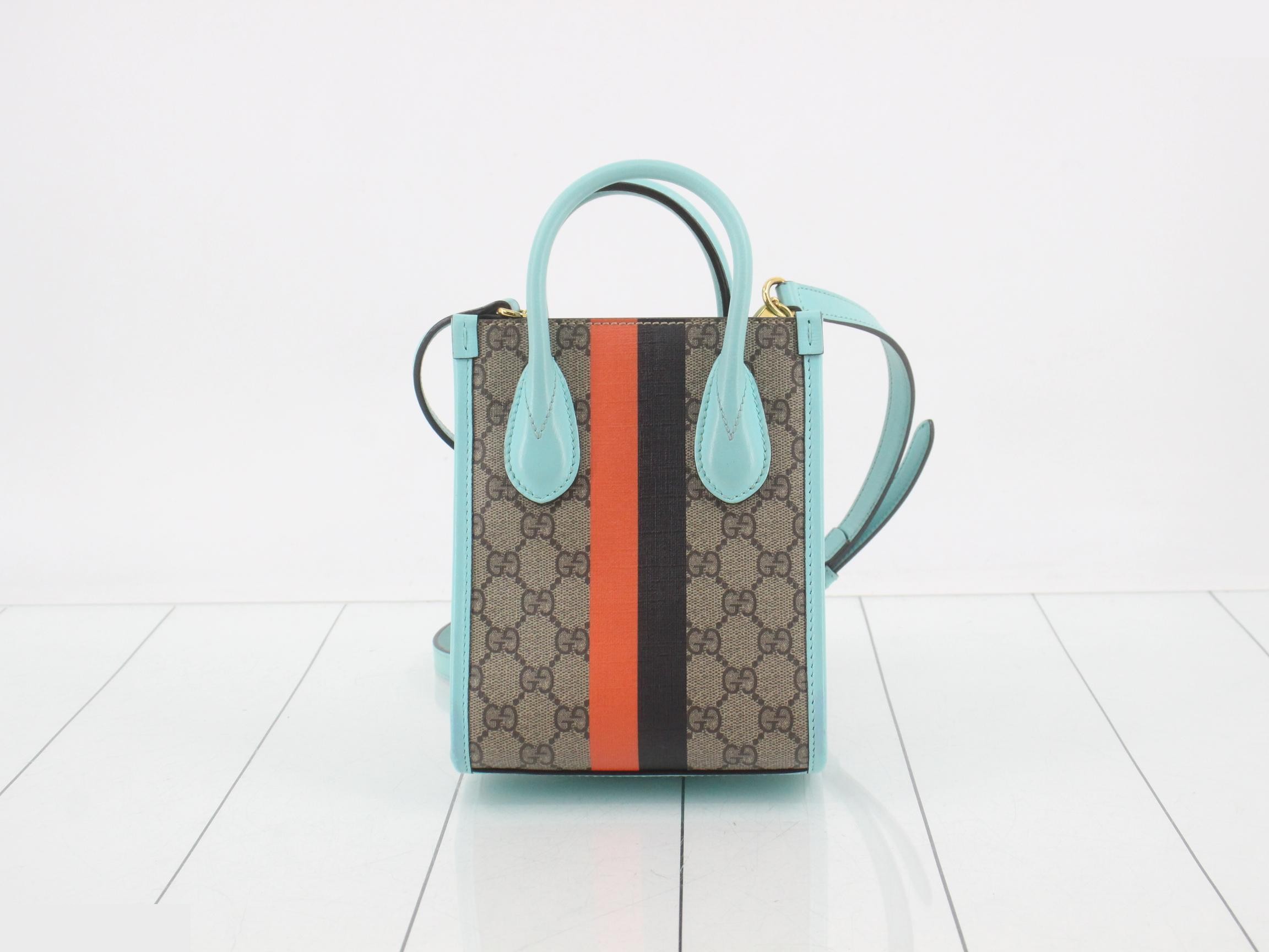 GG Supreme Interlocking G 2-Way Shoulder/Handbag — view 2