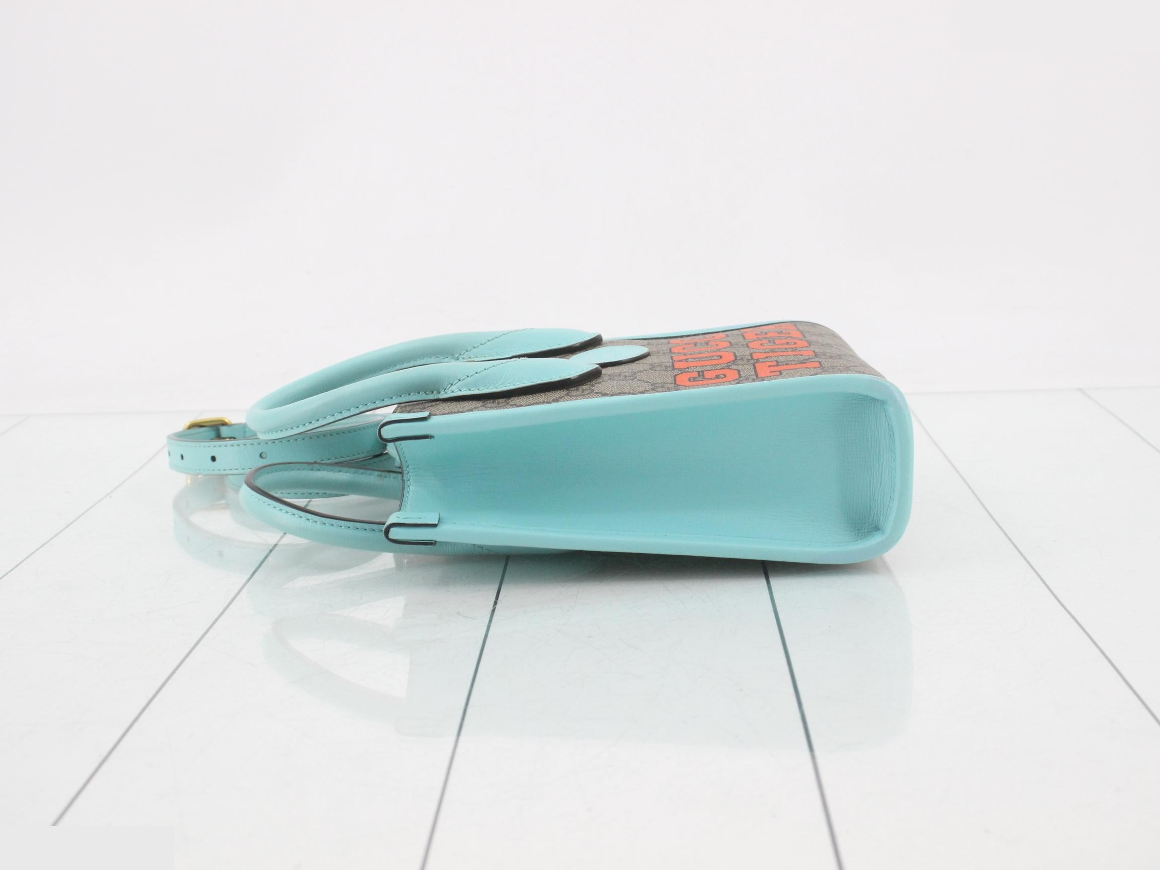 GG Supreme Interlocking G 2-Way Shoulder/Handbag — view 4
