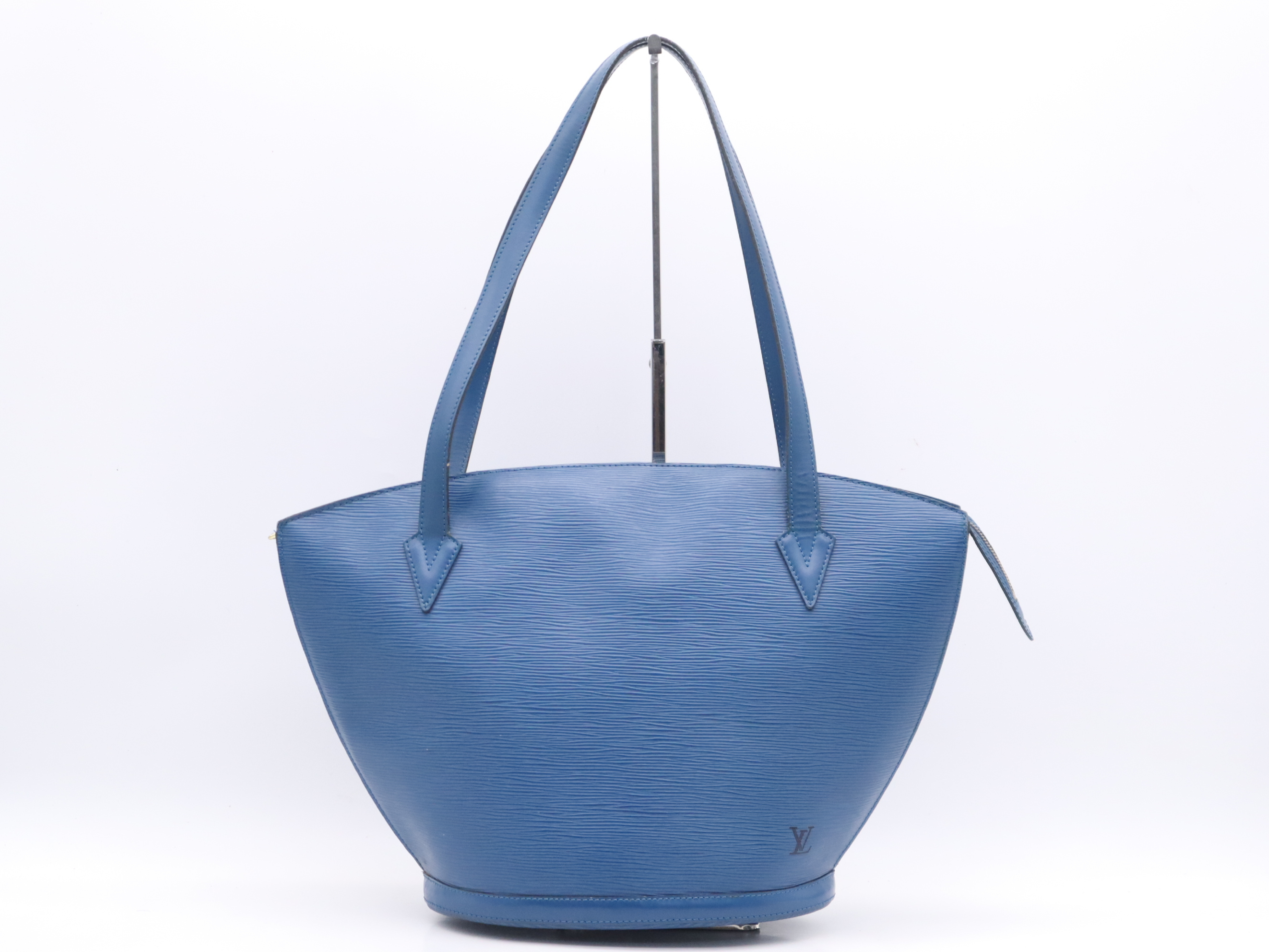 M52265 Epi Saint Jacques Shopping Toledo Blue Tote Bag