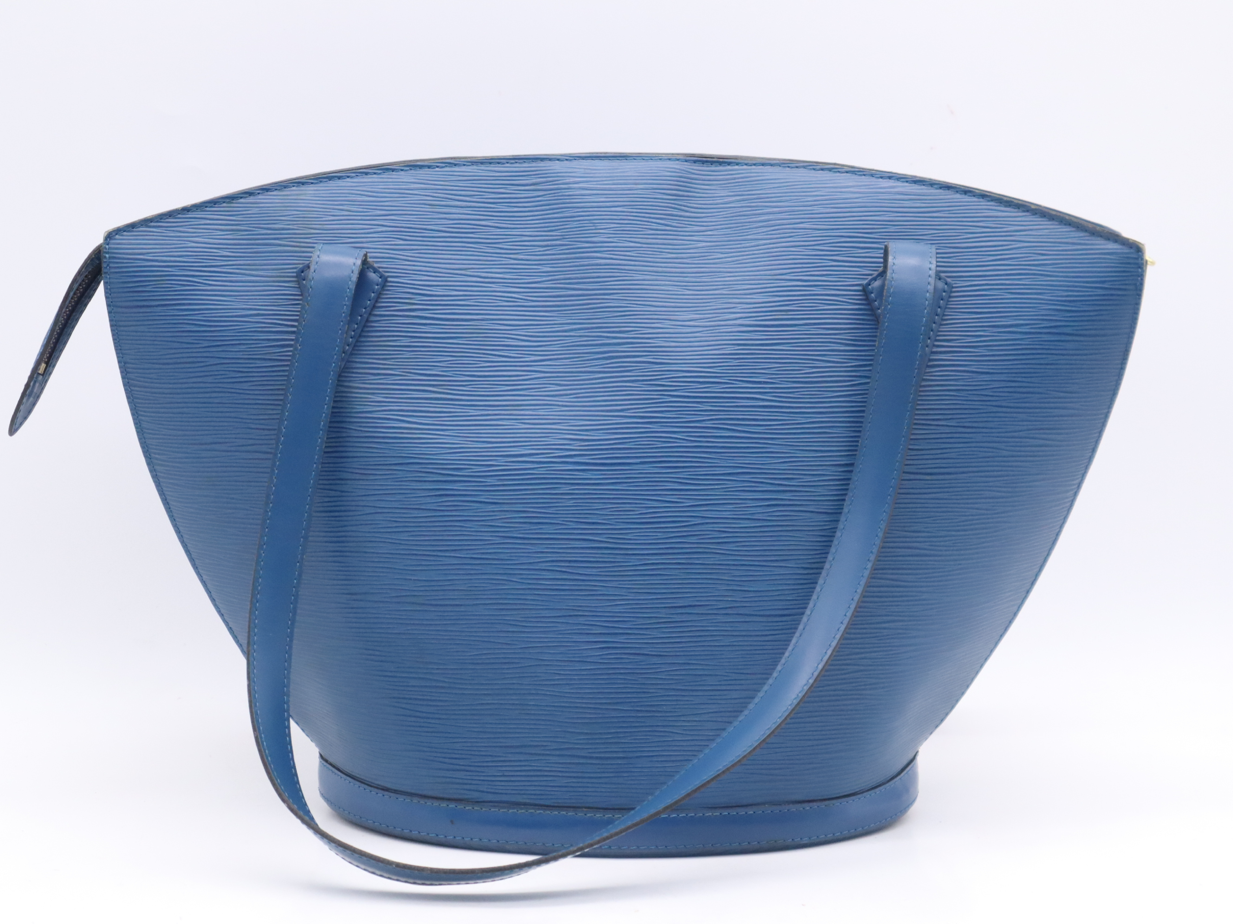 M52265 Epi Saint Jacques Shopping Toledo Blue Tote Bag — view 2