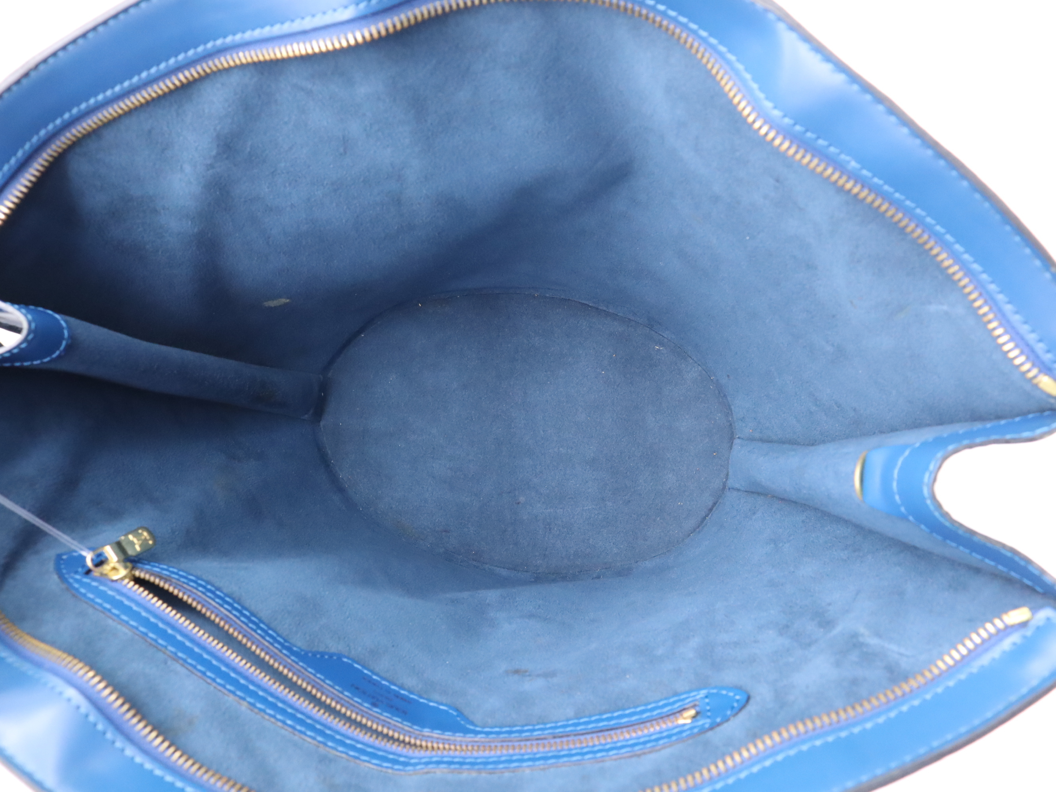 M52265 Epi Saint Jacques Shopping Toledo Blue Tote Bag — view 12
