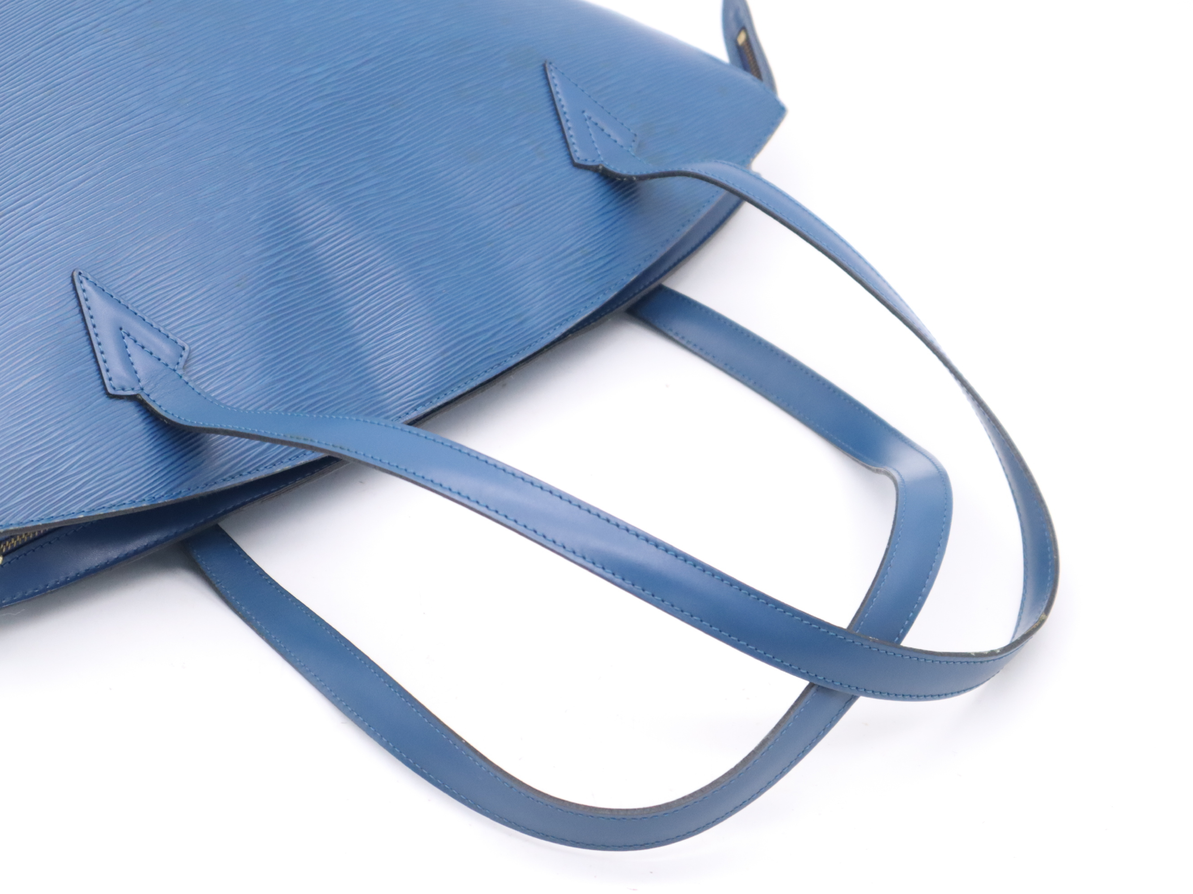 M52265 Epi Saint Jacques Shopping Toledo Blue Tote Bag — view 6