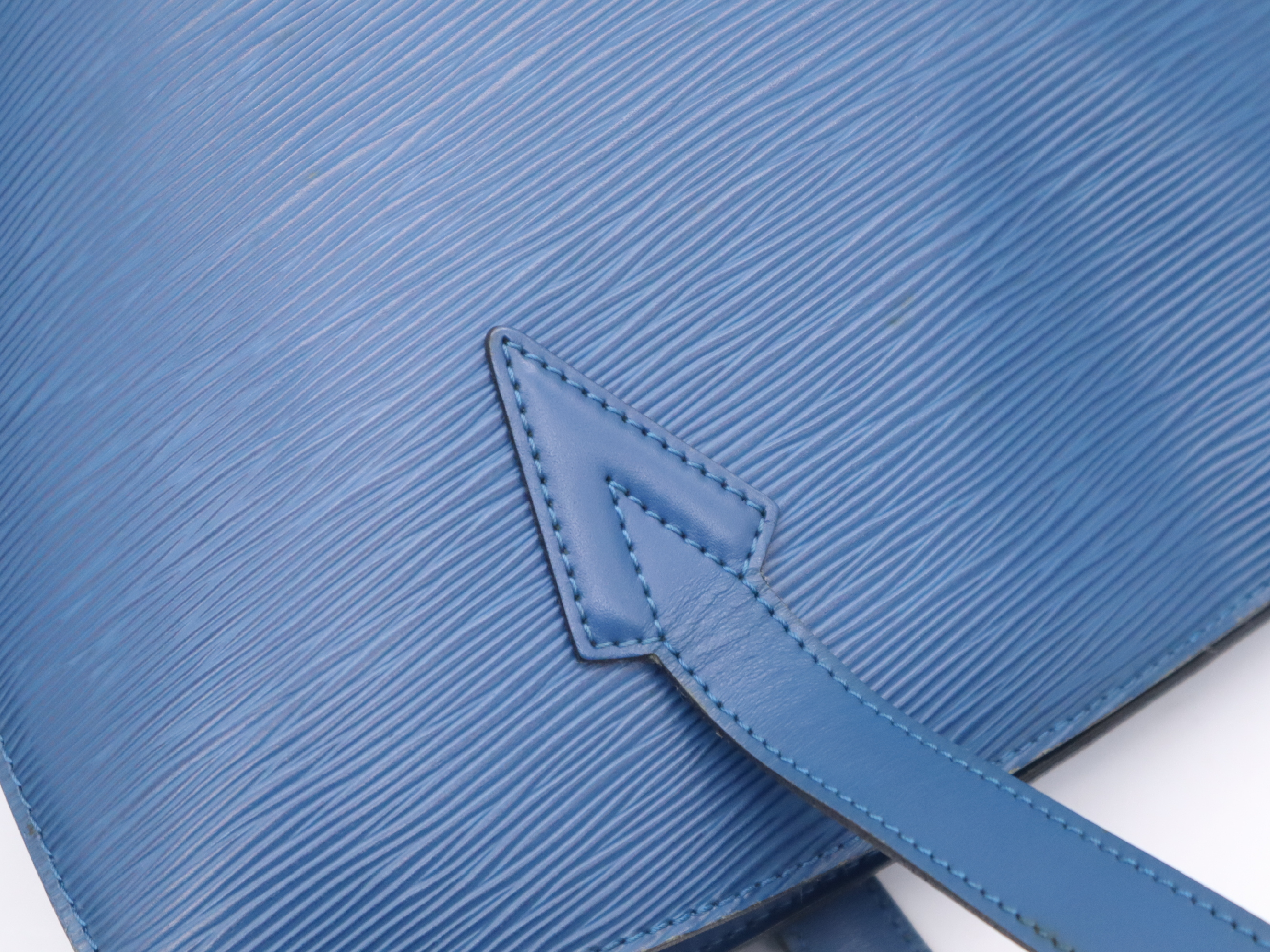 M52265 Epi Saint Jacques Shopping Toledo Blue Tote Bag — view 7