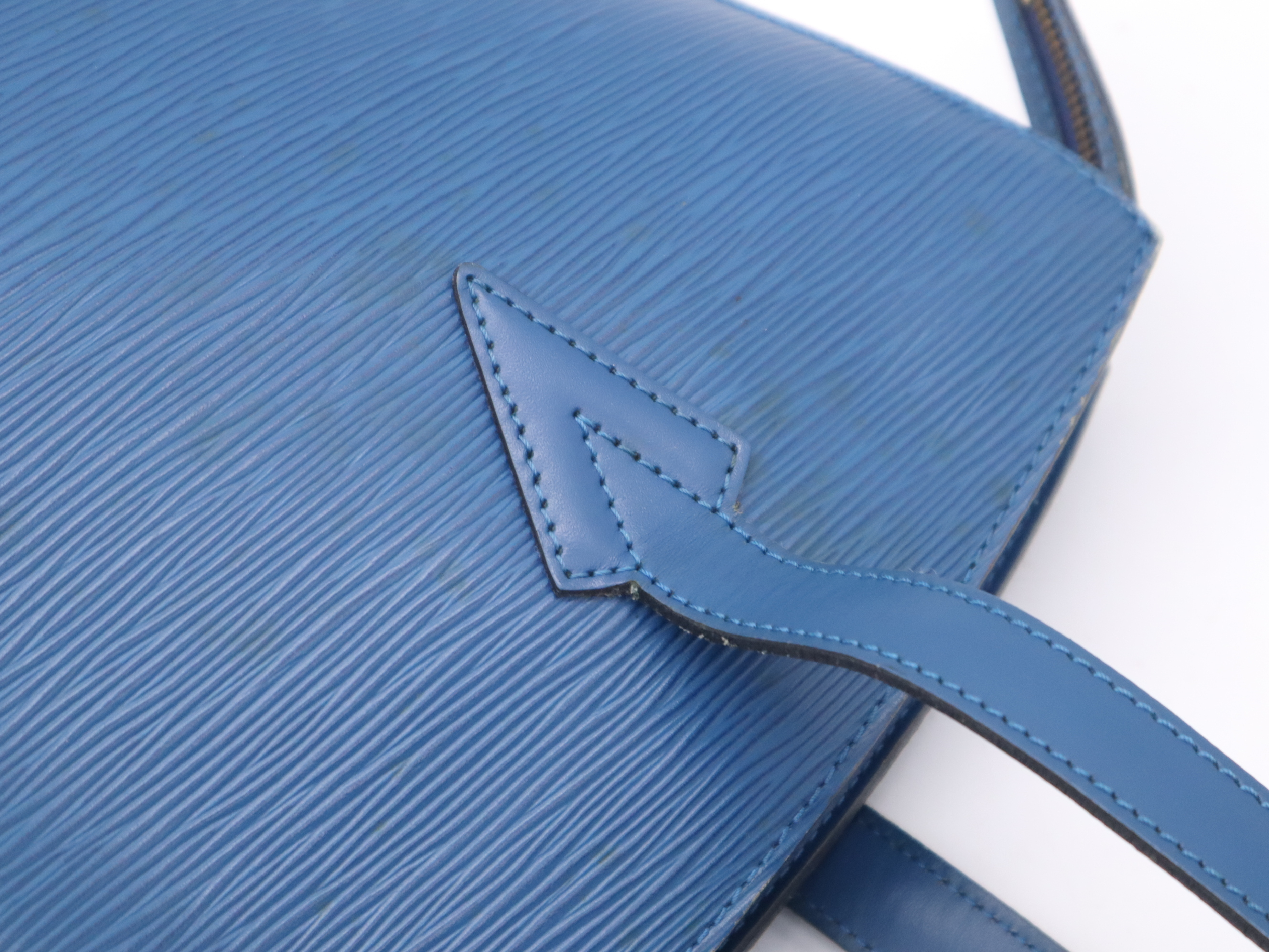 M52265 Epi Saint Jacques Shopping Toledo Blue Tote Bag — view 8