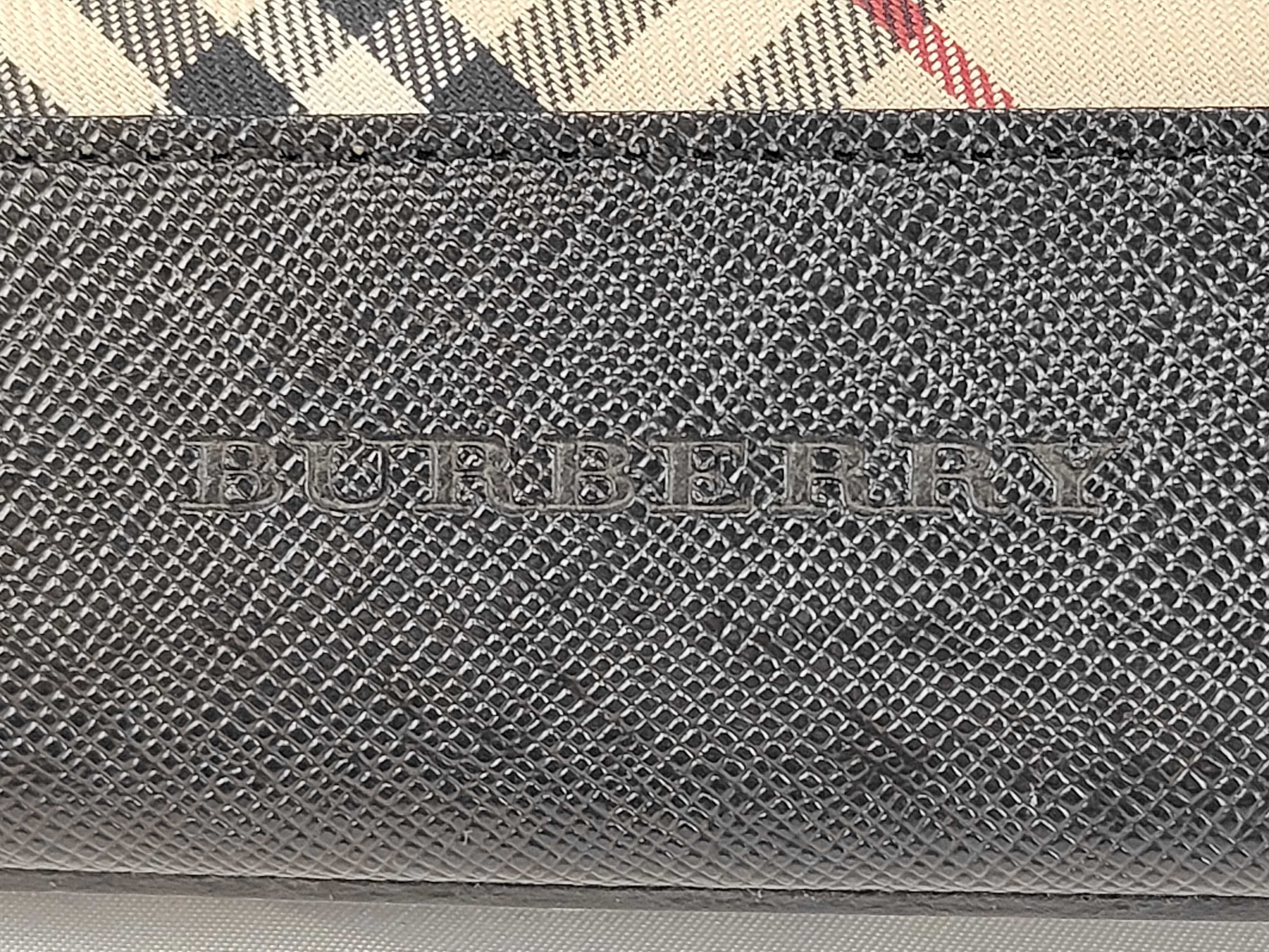Nova Check Pattern x Leather Tote Bag — view 10