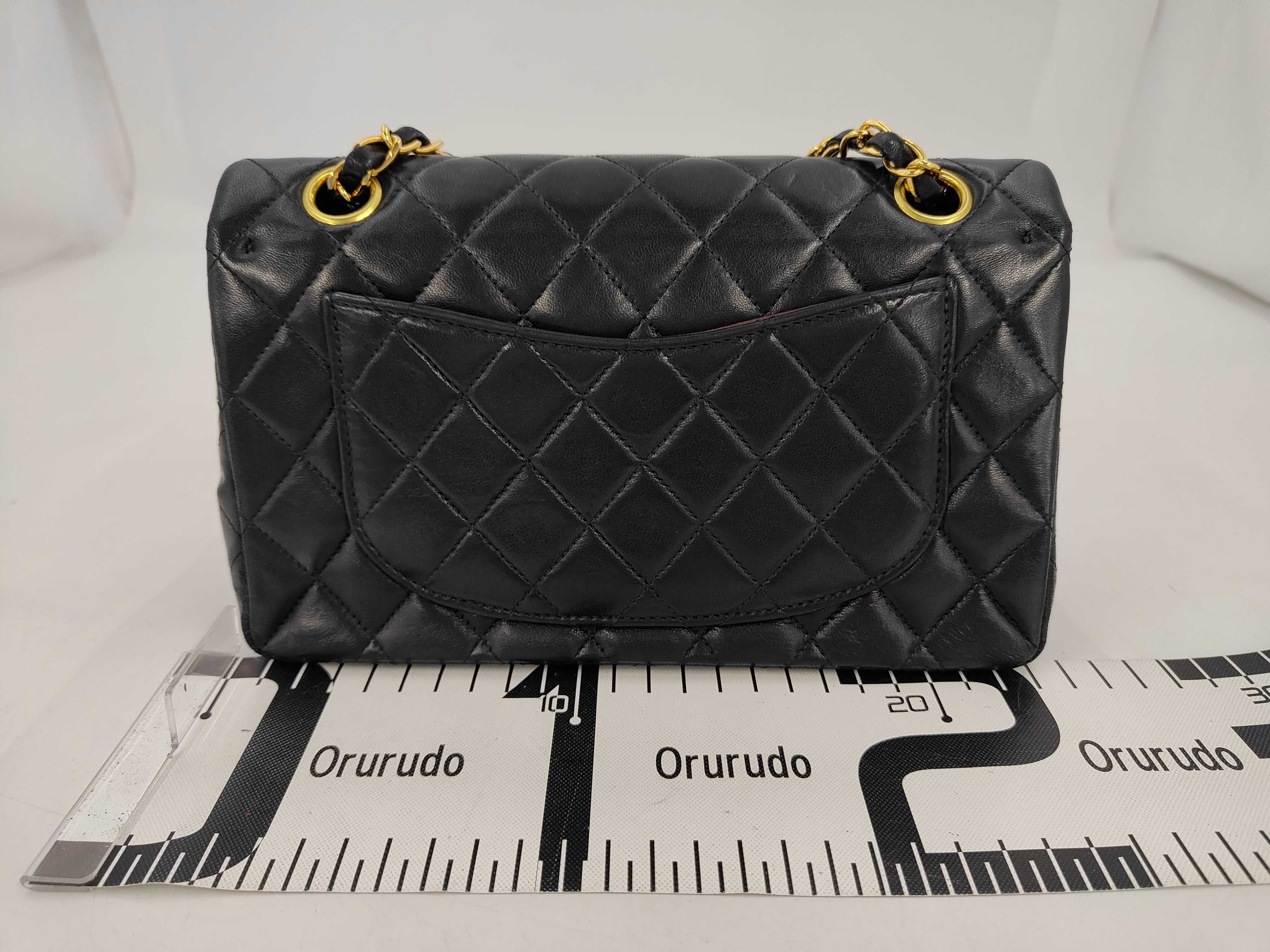 Matelassé Chain Shoulder Bag, Lambskin, Black Shoulder Bag — view 2