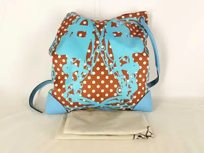 Silky City Blue Shoulder Bag