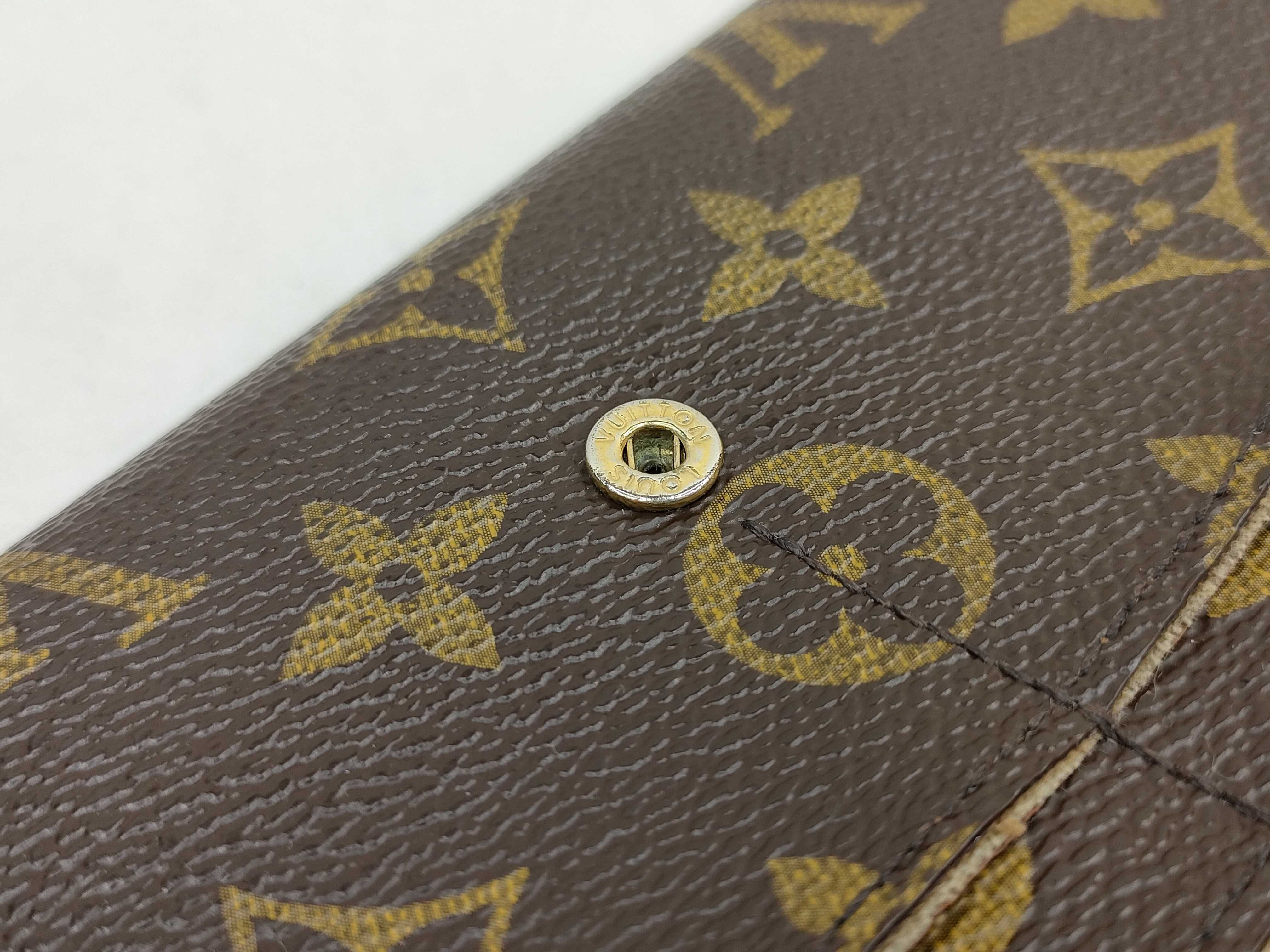 Monogram Louis Vuitton Monogram Portefeuille Sarah Wallet — view 15