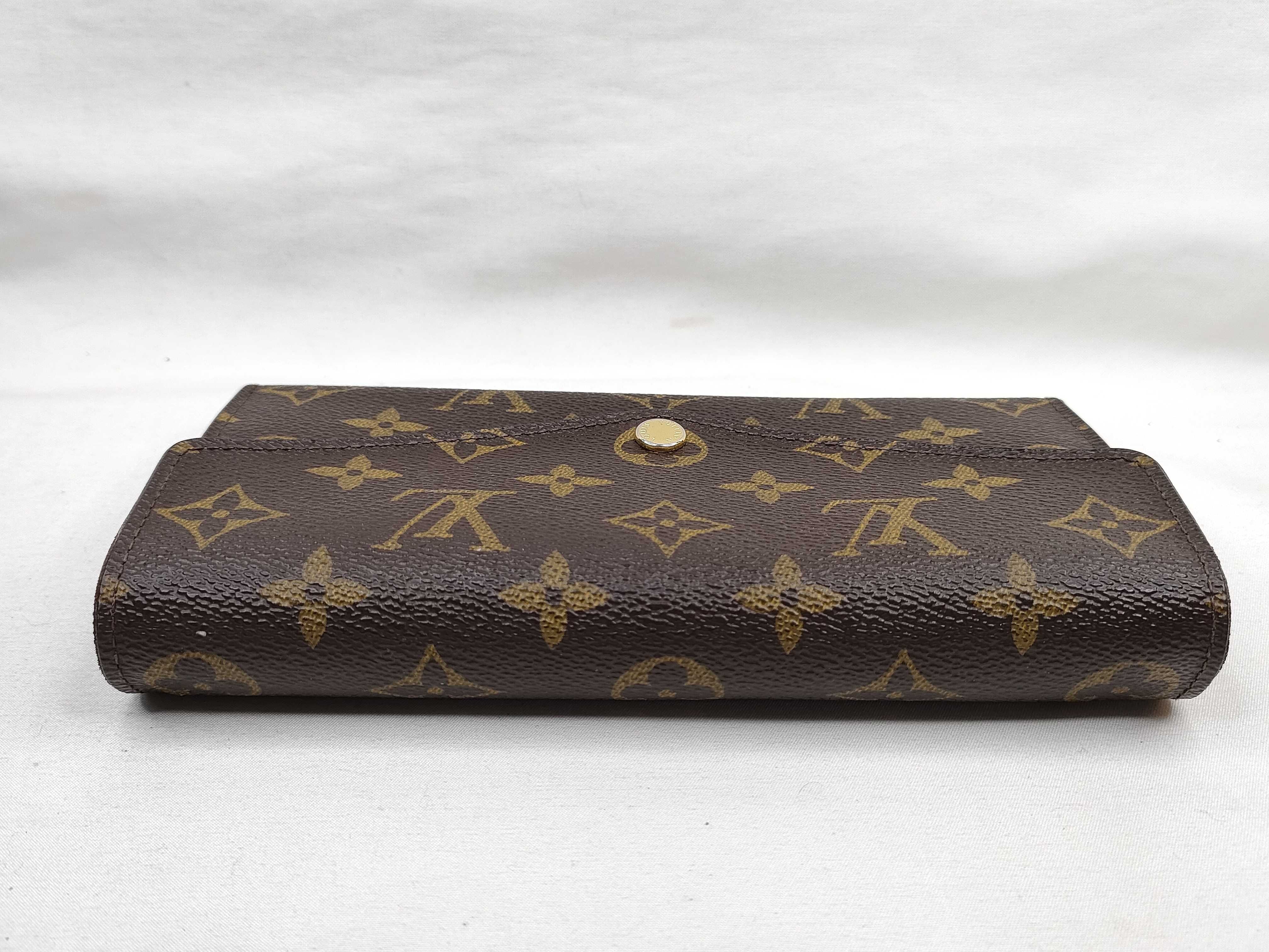 Monogram Louis Vuitton Monogram Portefeuille Sarah Wallet — view 6