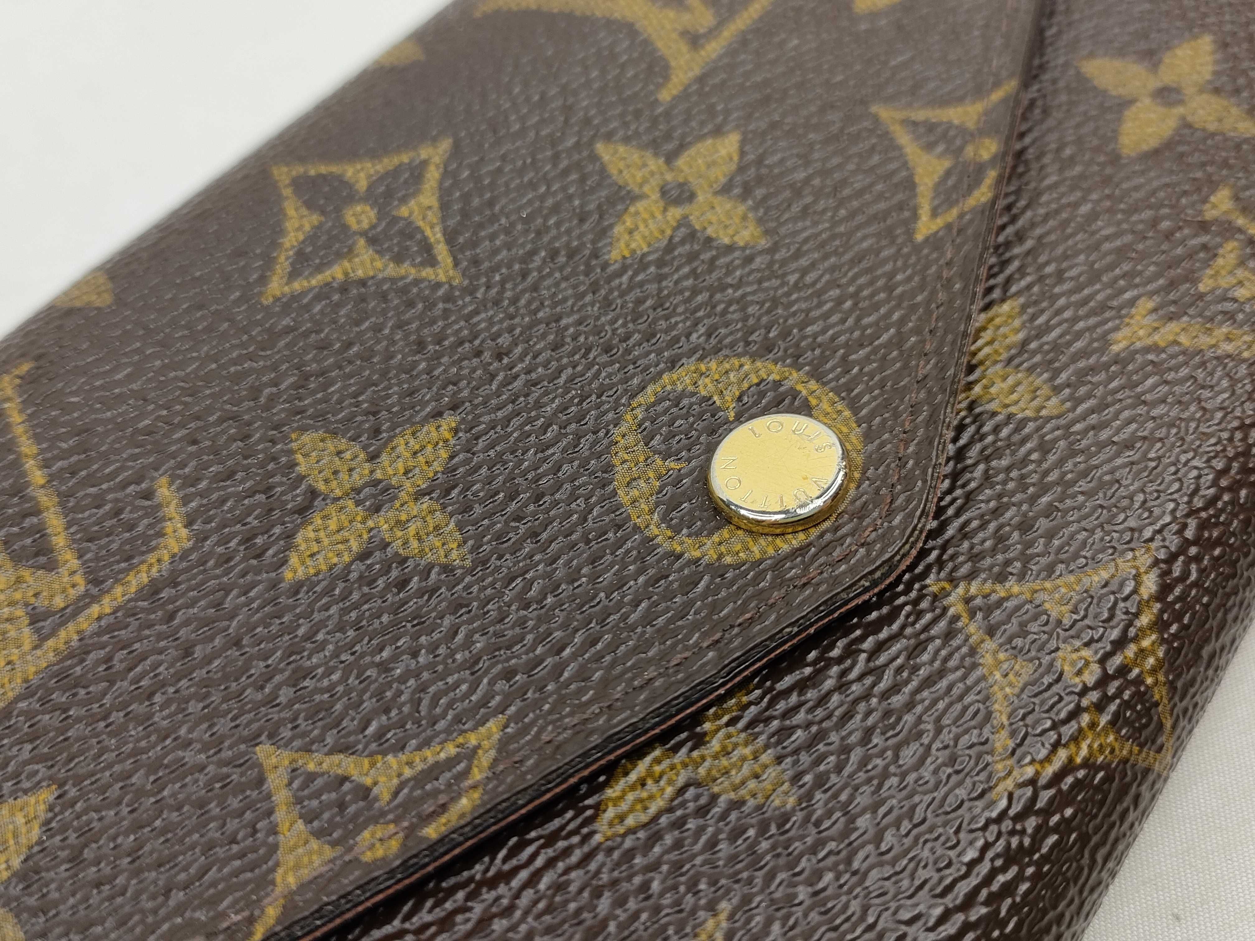 Monogram Louis Vuitton Monogram Portefeuille Sarah Wallet — view 7