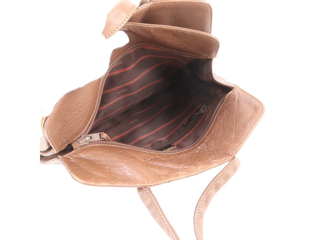 Ostrich leather shoulder bag, handbag. — view 7