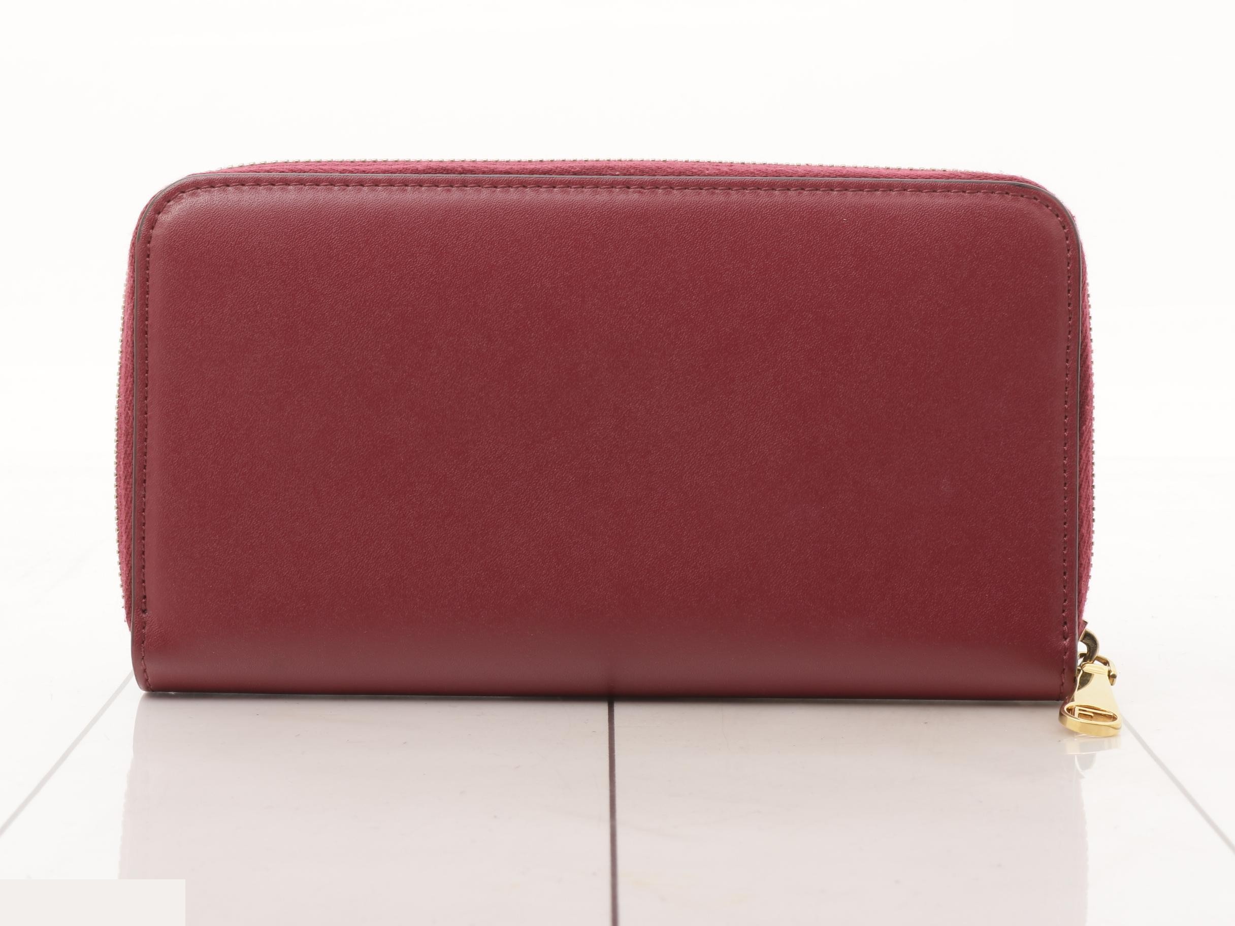 F's Leather Round Zipper Long Wallet — view 2
