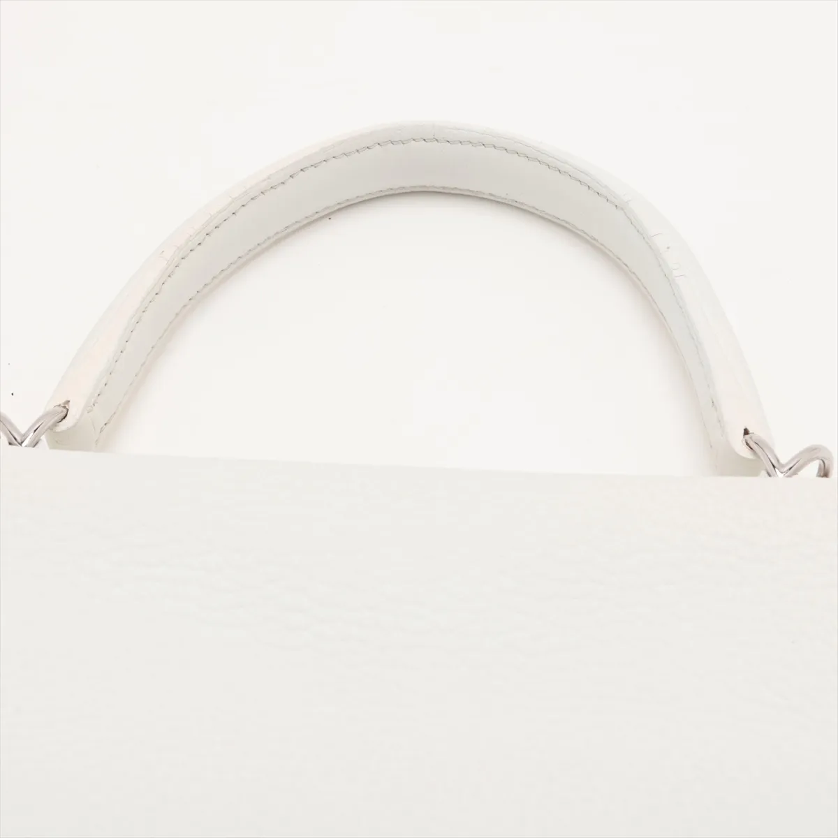 [Individually packaged] Hermes Kelly 35 Retournée Taurillon Clemence White Silver Hardware I: 2005 — view 6