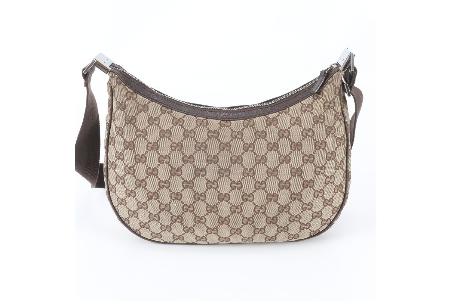 GG Canvas 122790 Leather Shoulder Bag (Crossbody) — view 3
