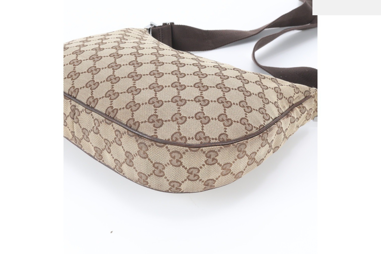 GG Canvas 122790 Leather Shoulder Bag (Crossbody) — view 4