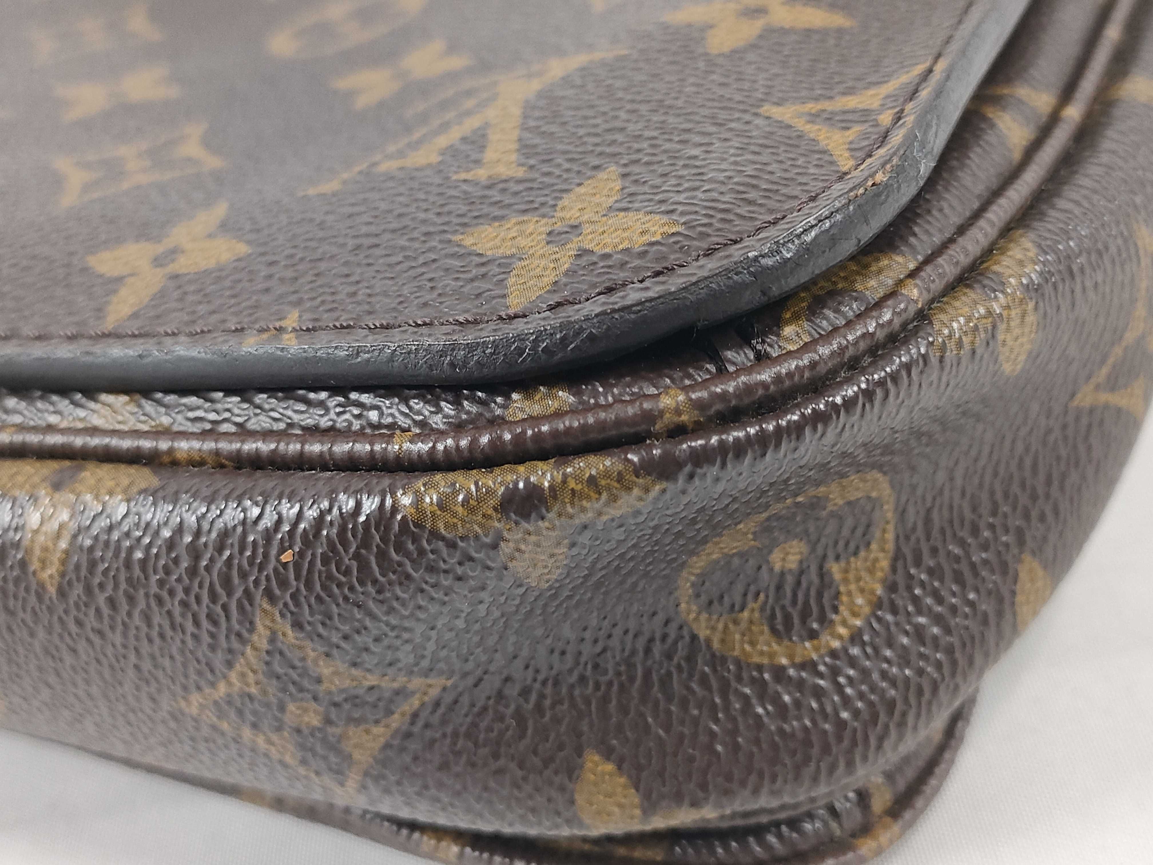 Monogram Louis Vuitton Monogram Message Shoulder Bag — view 7