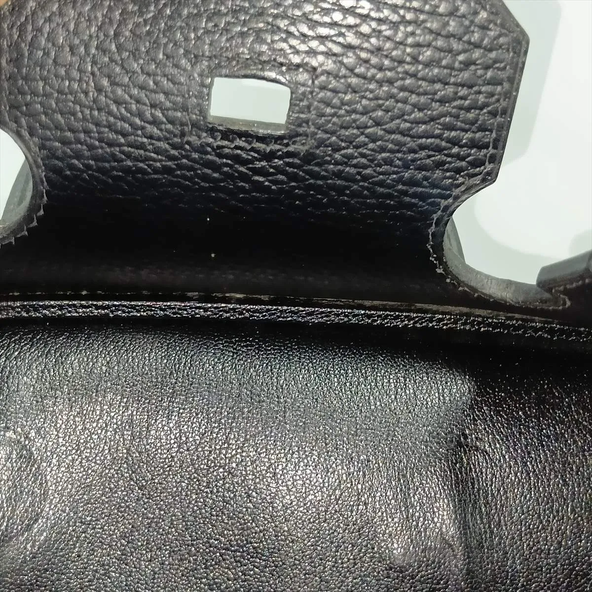 [Individually packaged] Hermes Birkin 35 Letournée Ardennes Black Gold Hardware F: 2002 — view 12