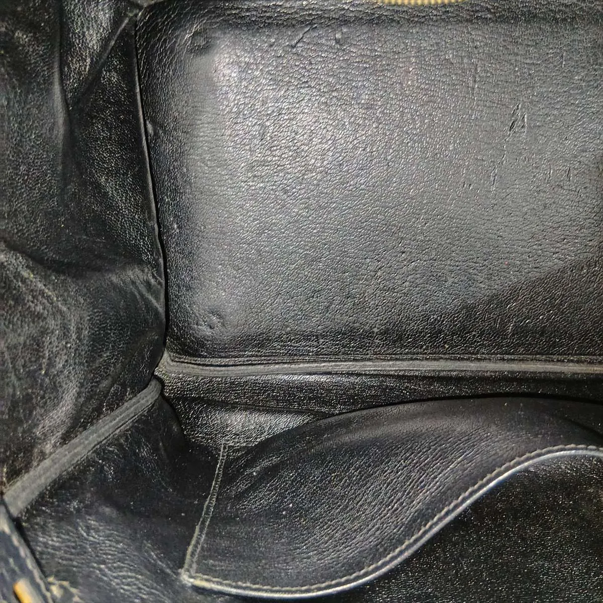 [Individually packaged] Hermes Birkin 35 Letournée Ardennes Black Gold Hardware F: 2002 — view 13