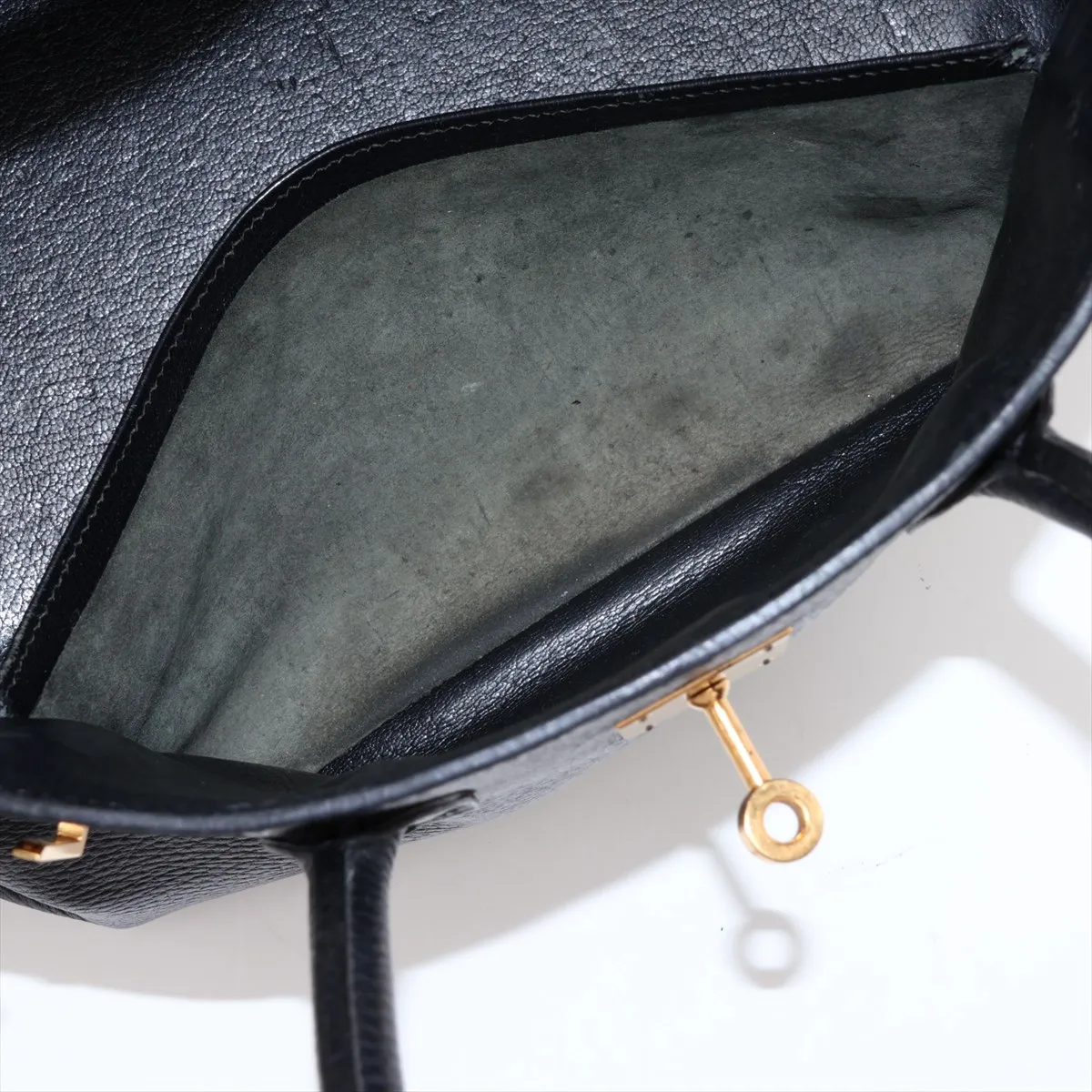 [Individually packaged] Hermes Birkin 35 Letournée Ardennes Black Gold Hardware F: 2002 — view 8