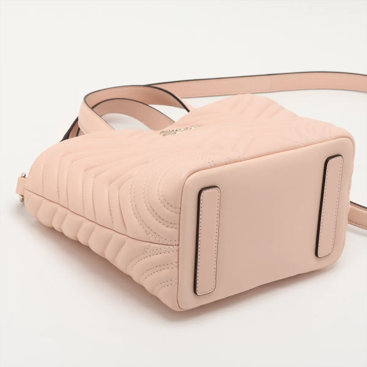 GG Marmont Leather 2-Way Handbag, Pink, 847386 — view 4