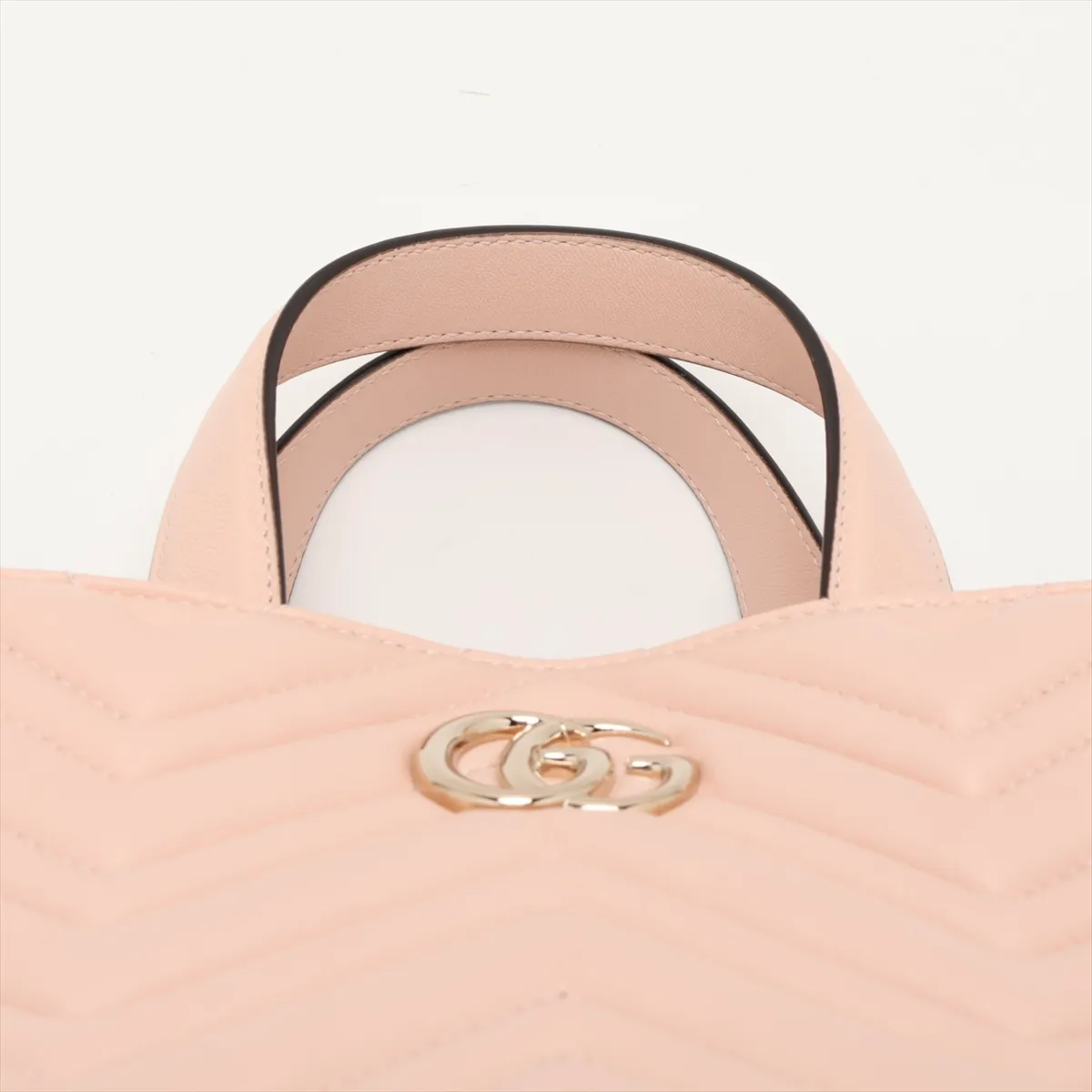 GG Marmont Leather 2-Way Handbag, Pink, 847386 — view 6