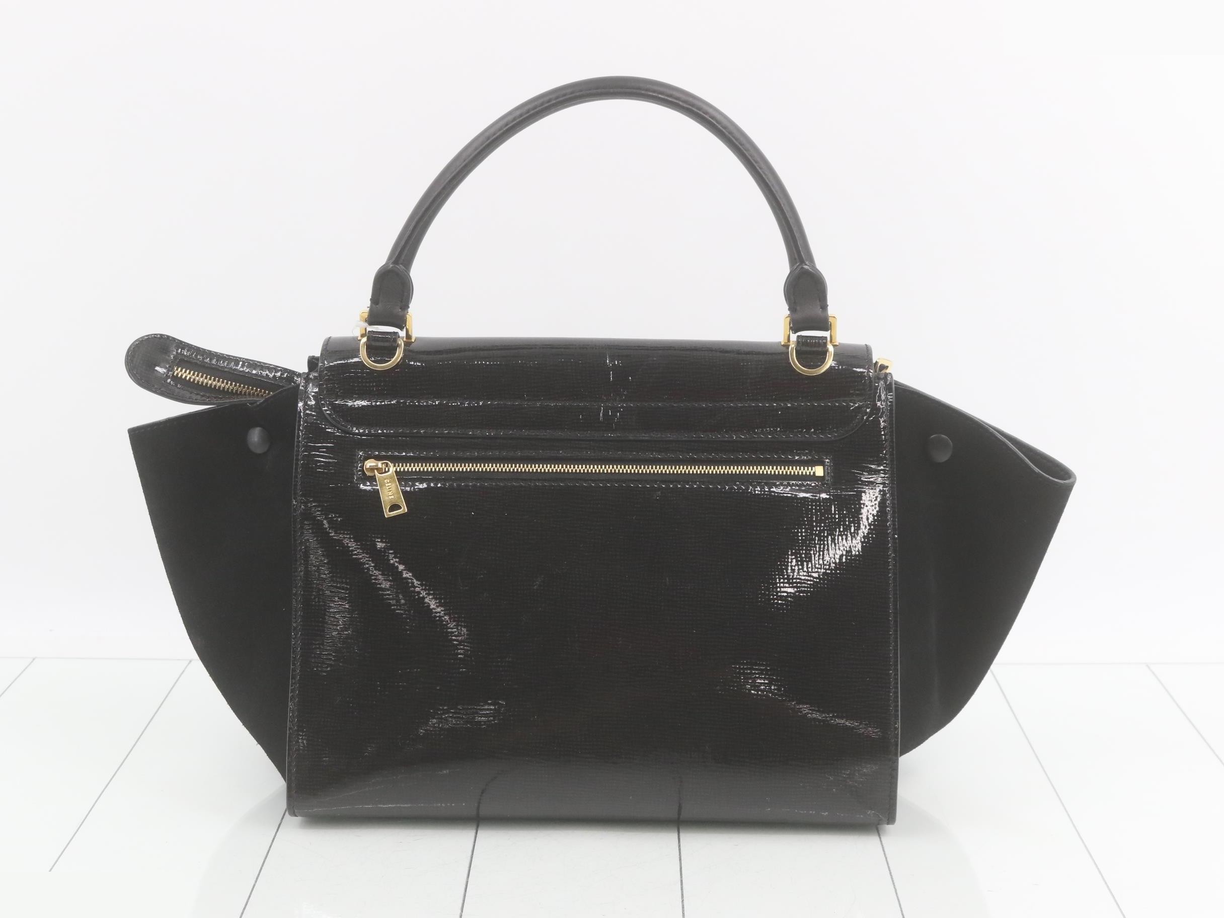 Trapeze 2-Way Handbag, Black — view 2