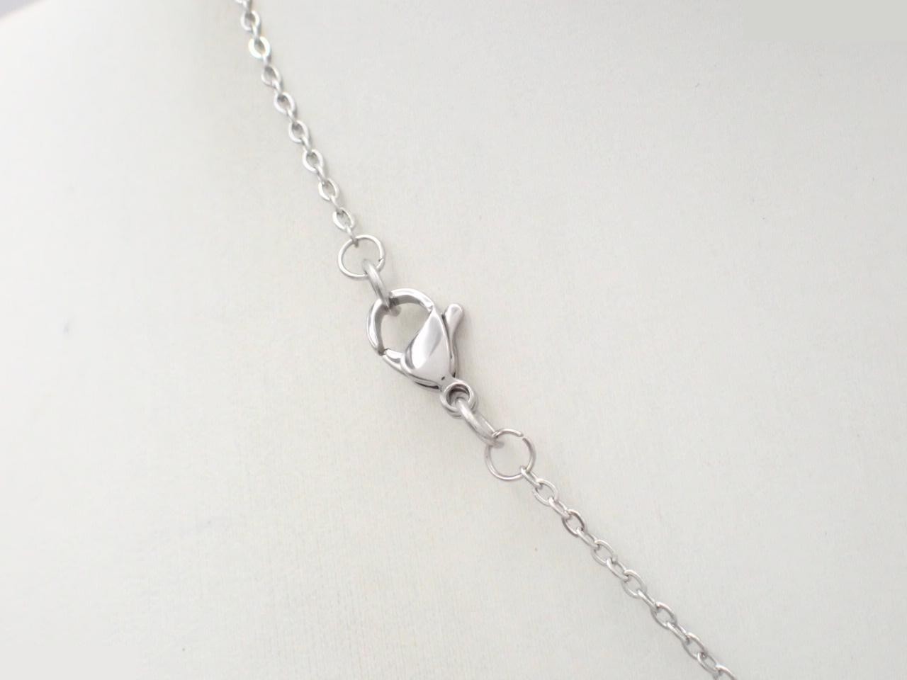 Cage d'H necklace, aftermarket chain, chain approximately 39cm long. — view 2