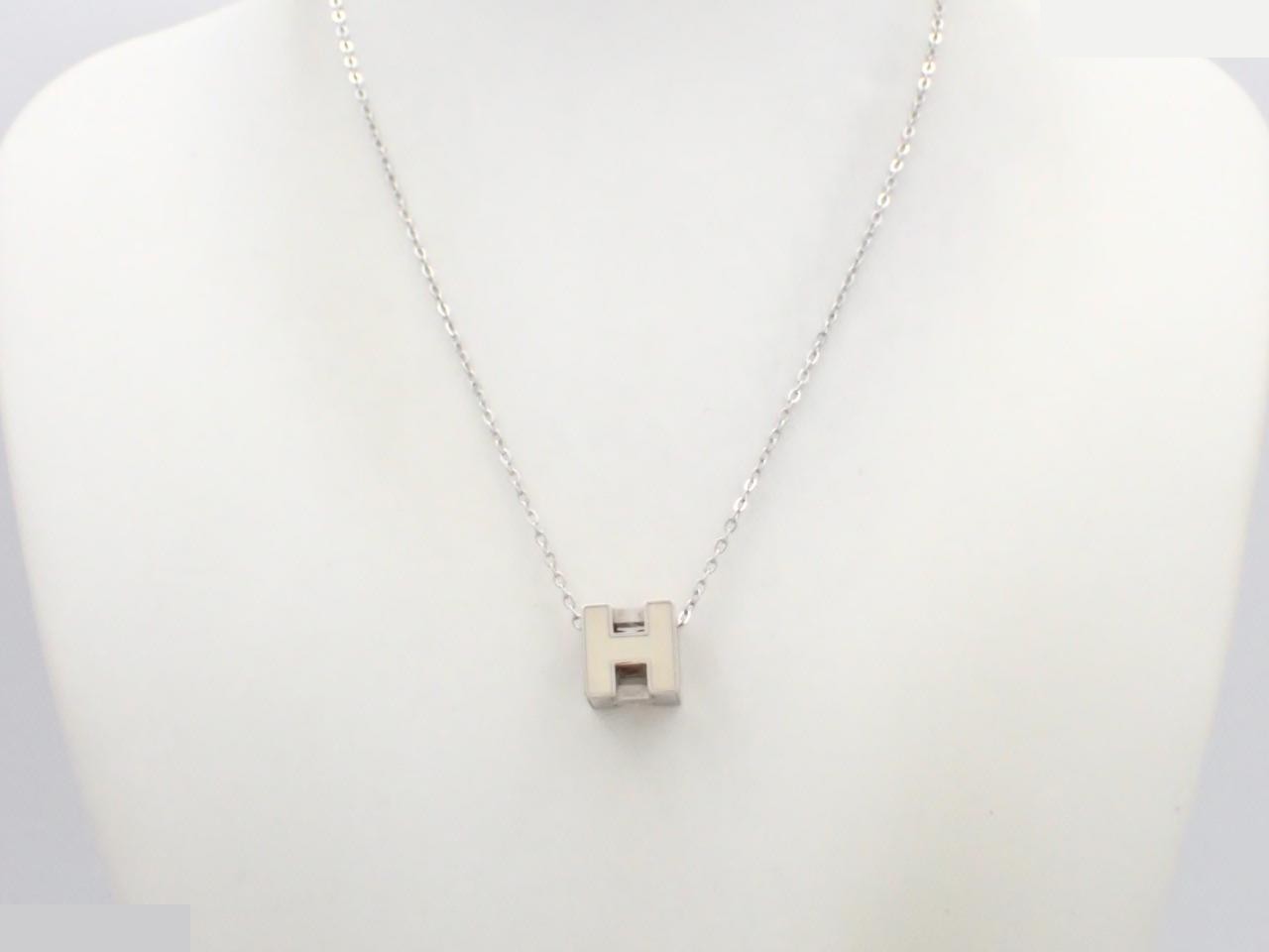 Cage d'H necklace, aftermarket chain, chain approximately 39cm long. — view 3