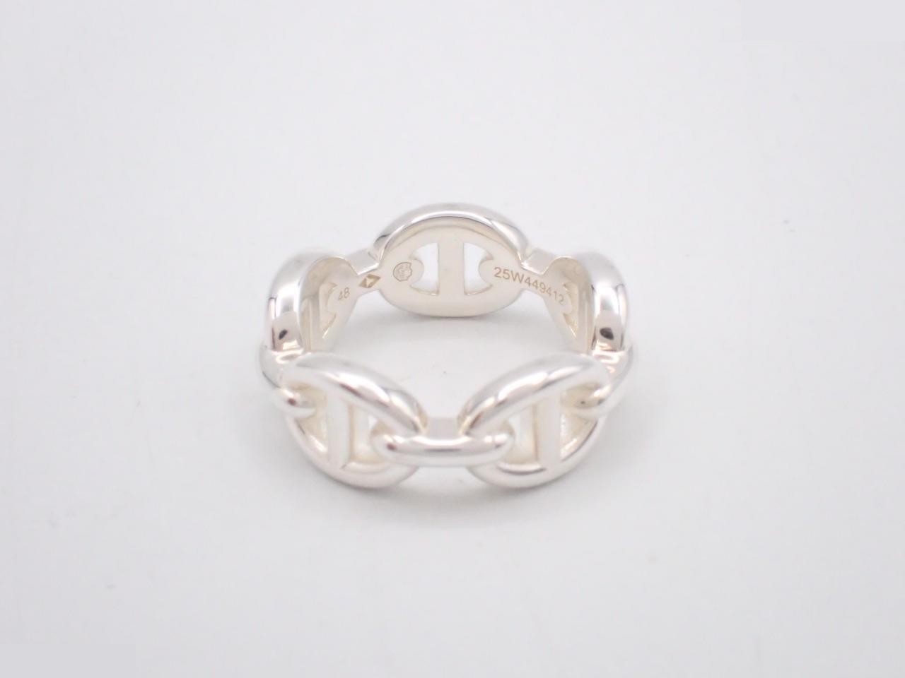 Ag925 Chaine d'Ancre Ring, stamped #48, 5.3g — view 2