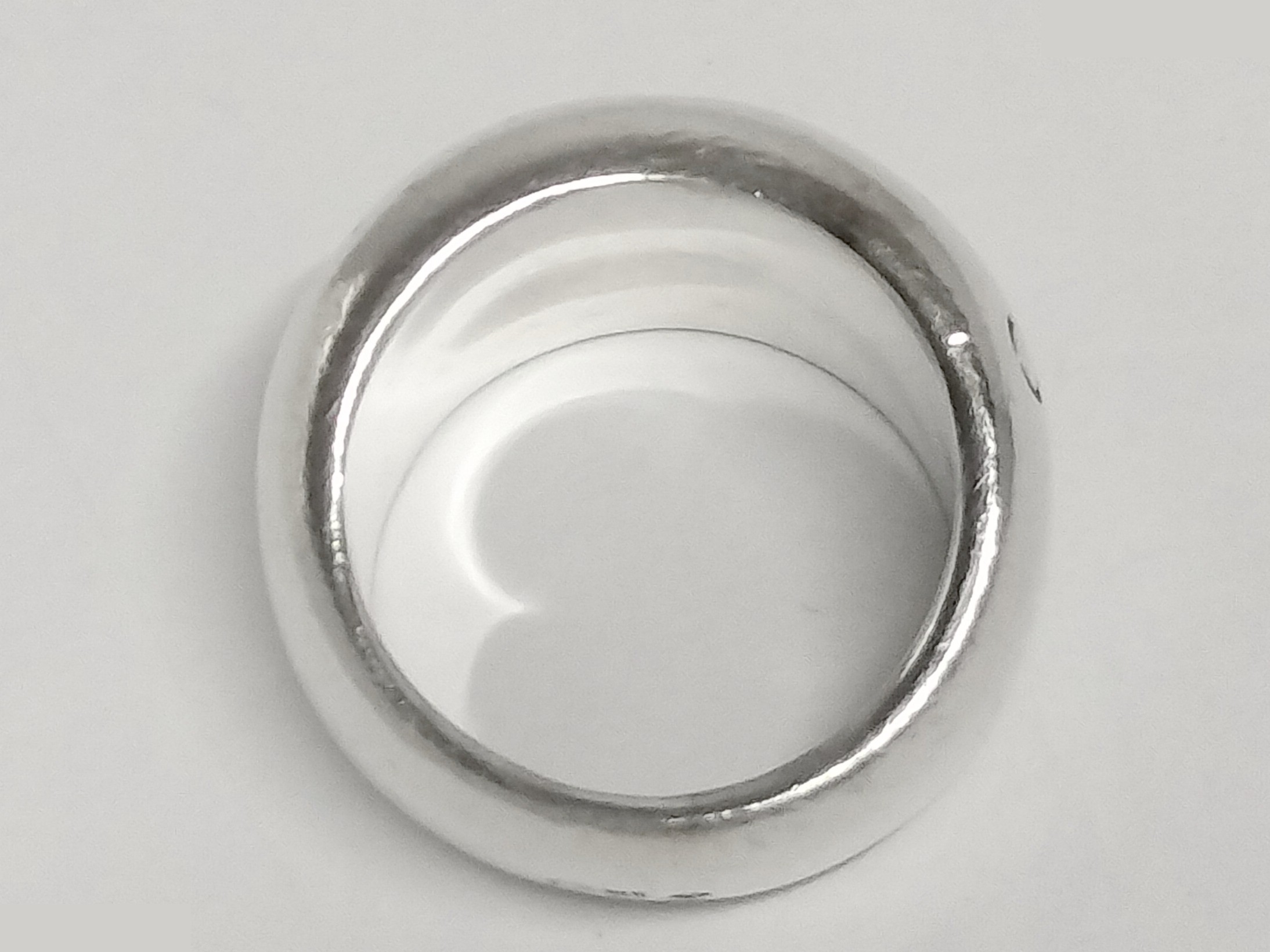 Logo 925 Silver Ring, Size #12.5, 16.6g — view 3