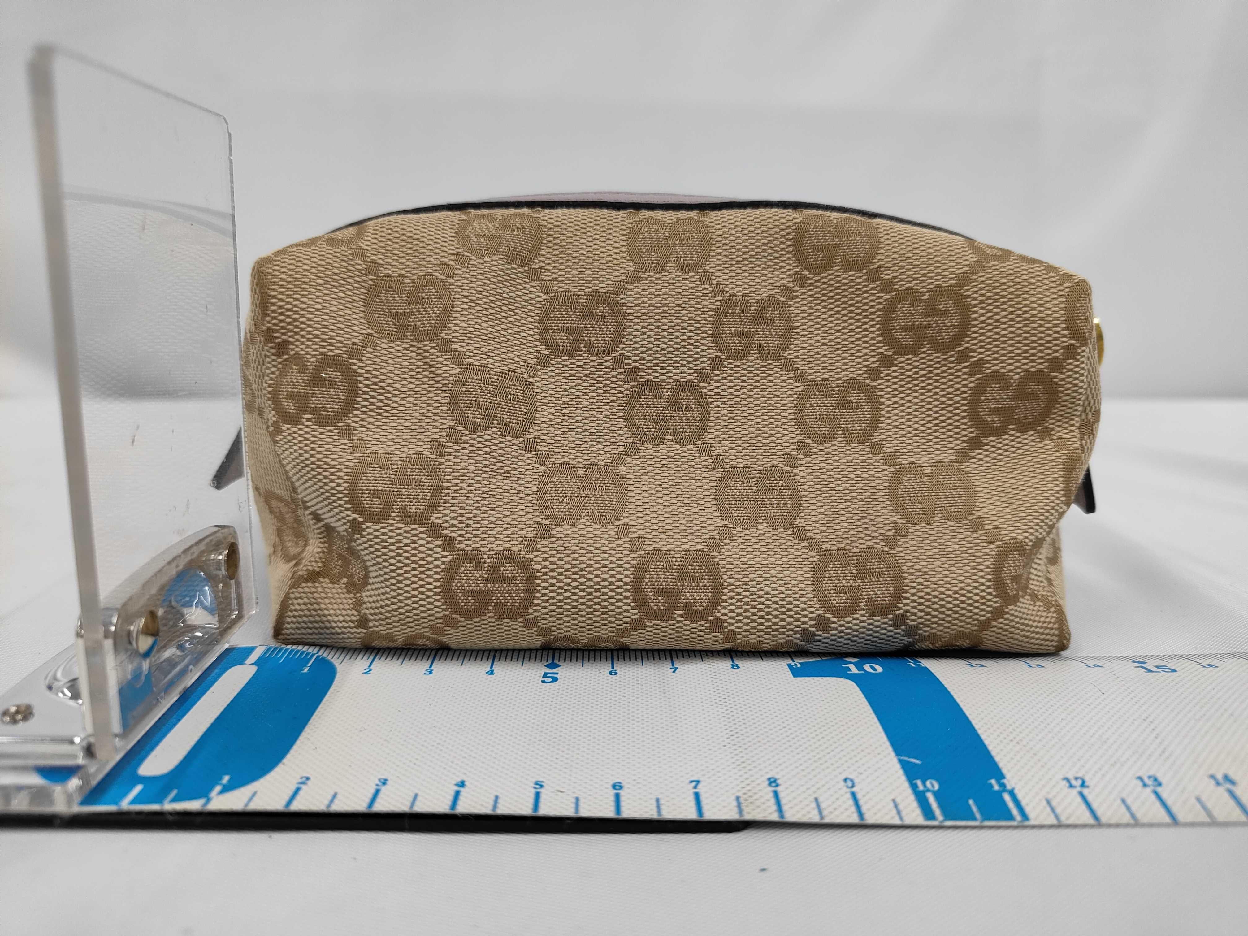 GG Canvas Pouch, Makeup Pouch, 153228 — view 2