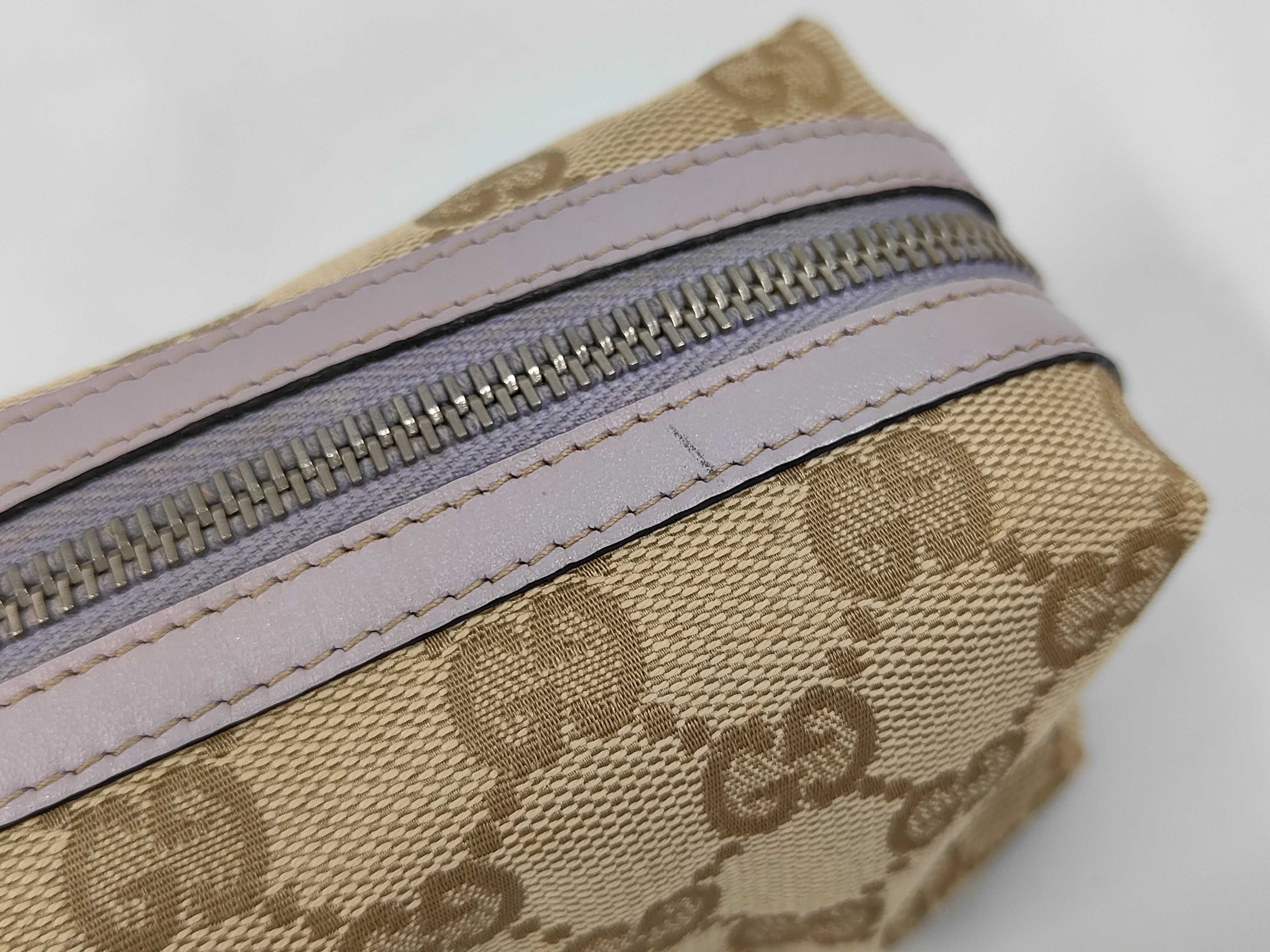 GG Canvas Pouch, Makeup Pouch, 153228 — view 5