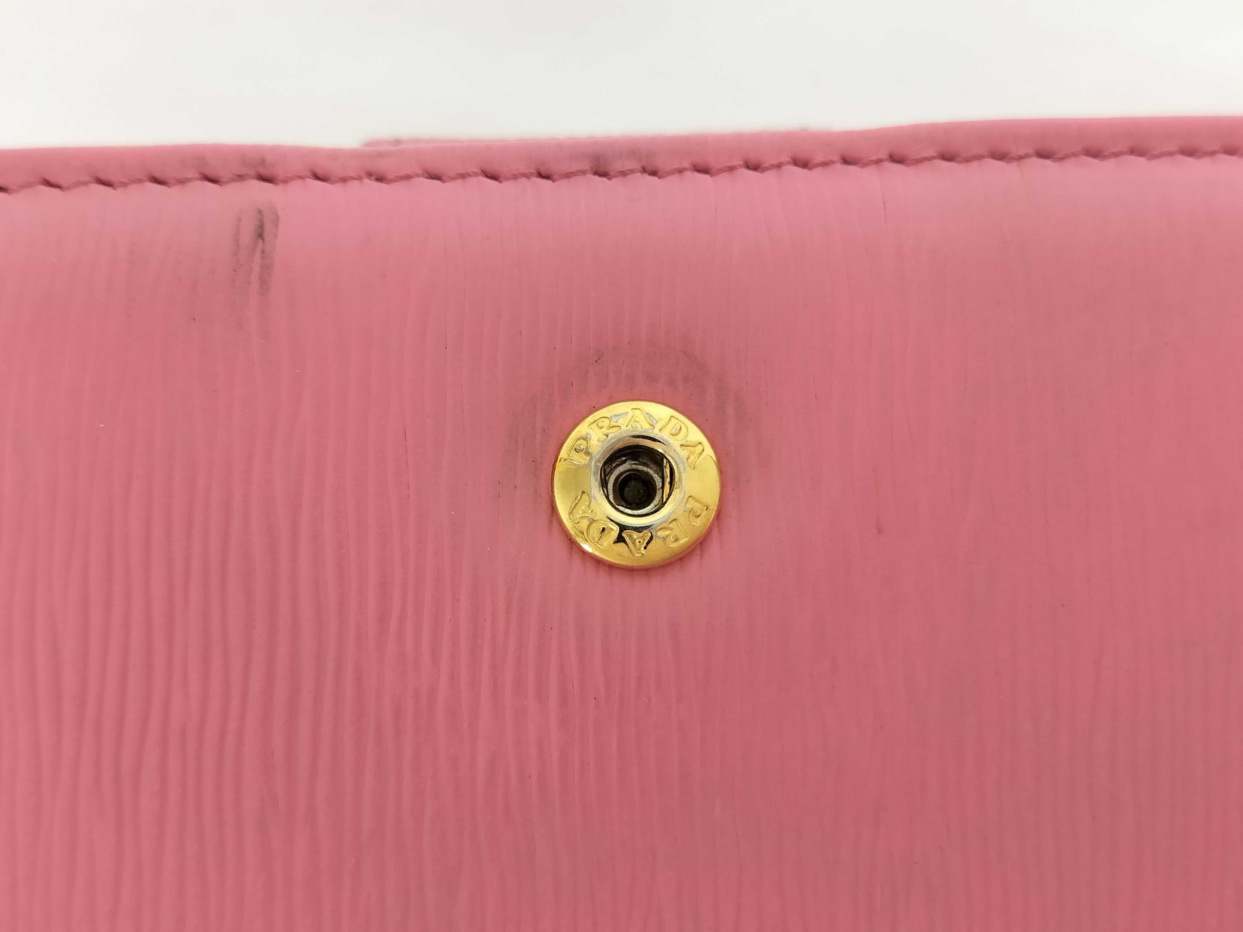 Leather Wallet, Pink — view 11