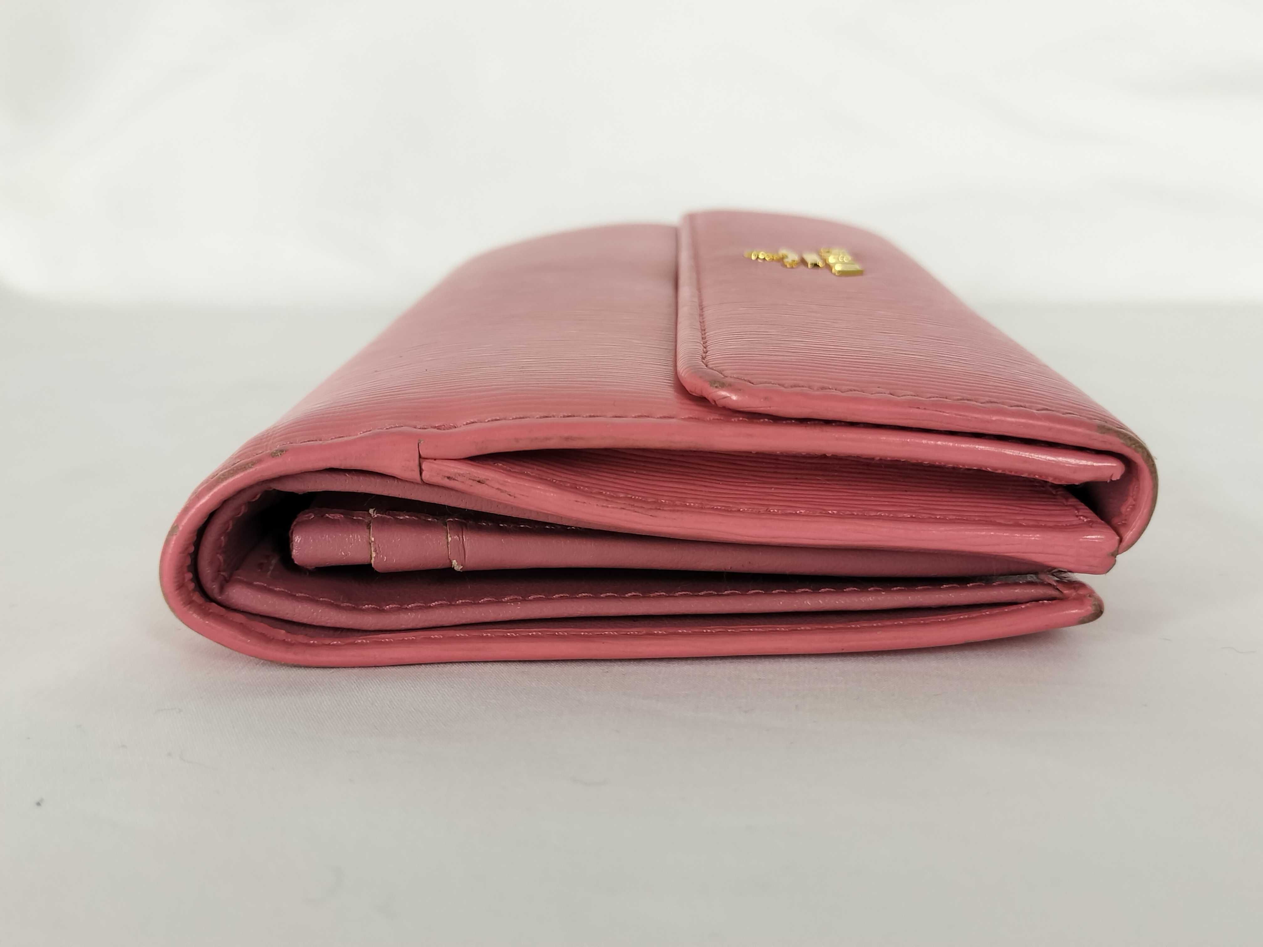 Leather Wallet, Pink — view 14