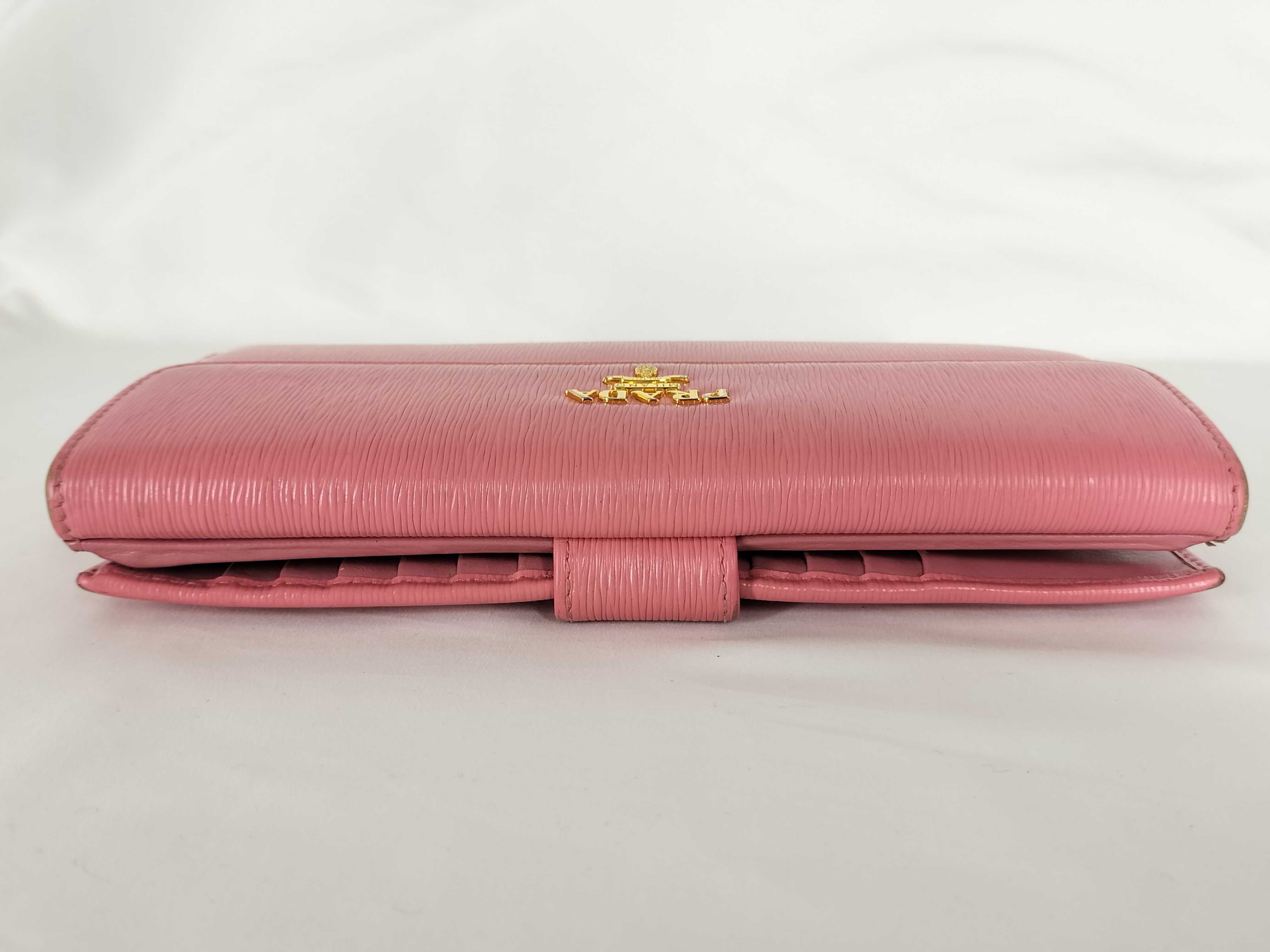 Leather Wallet, Pink — view 15