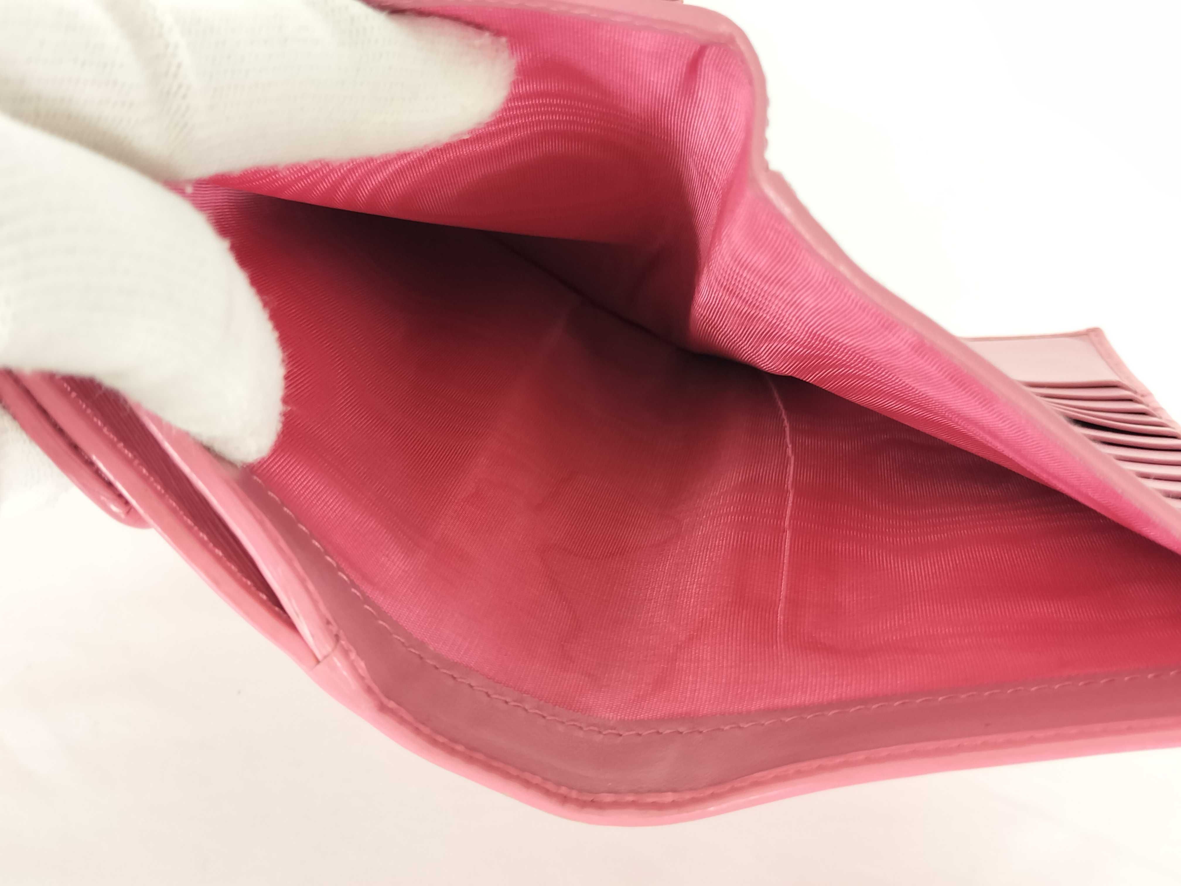 Leather Wallet, Pink — view 6
